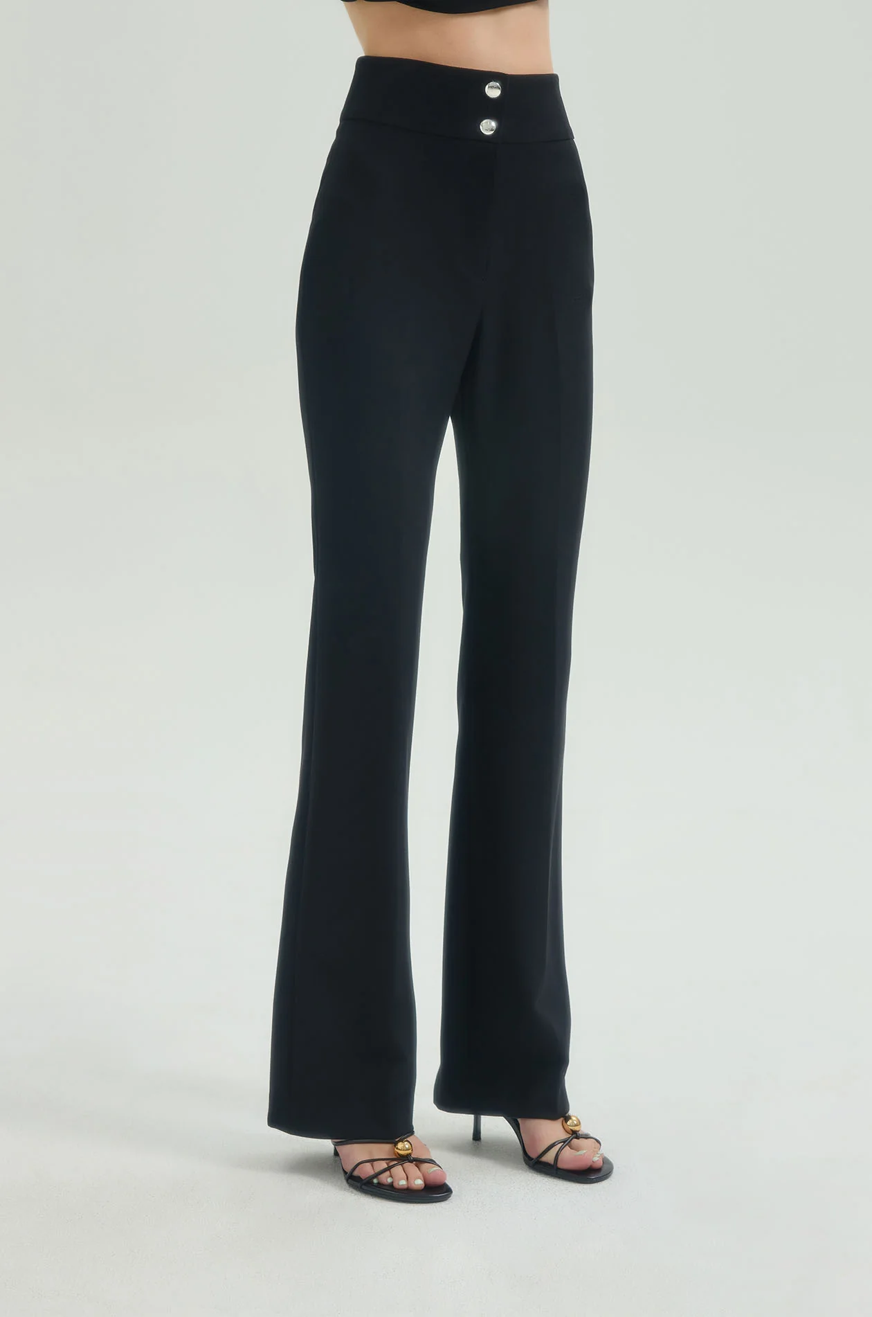Slim-Fit Flared Pants - Image 2