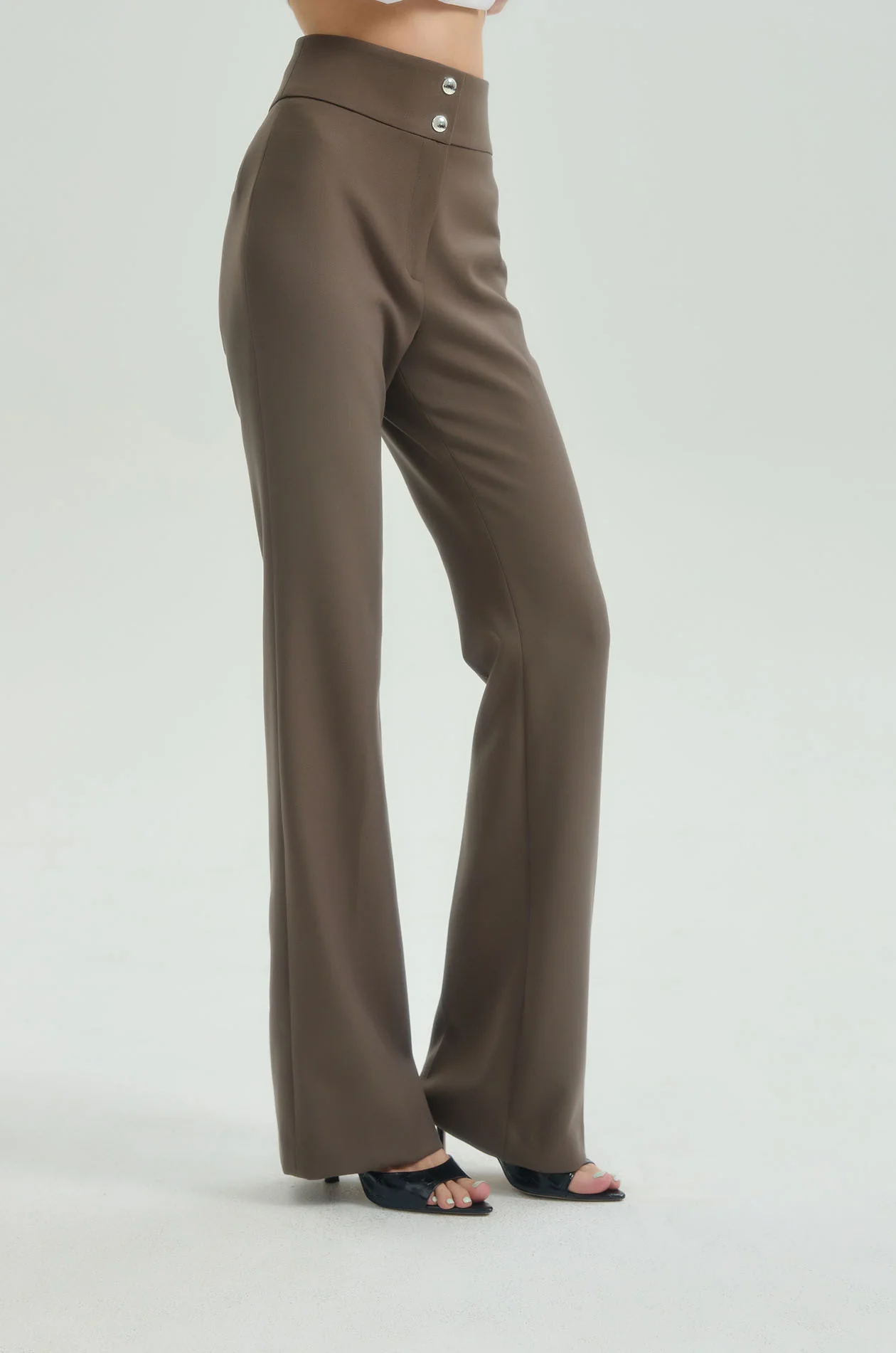 Slim-Fit Flared Pants - Image 6