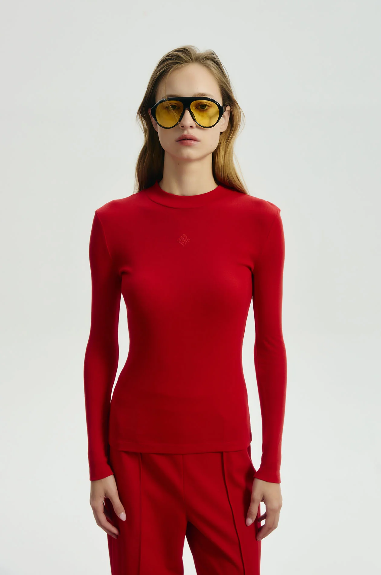Mock Neck Second Skin Top - Image 2