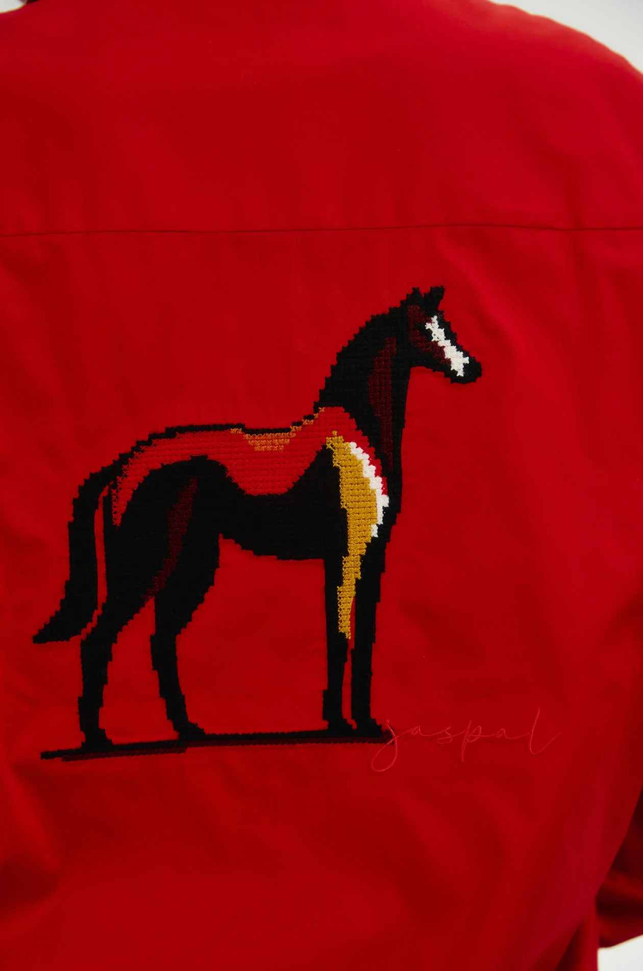 Auspicious Horse Embroidered Shirt - Image 3