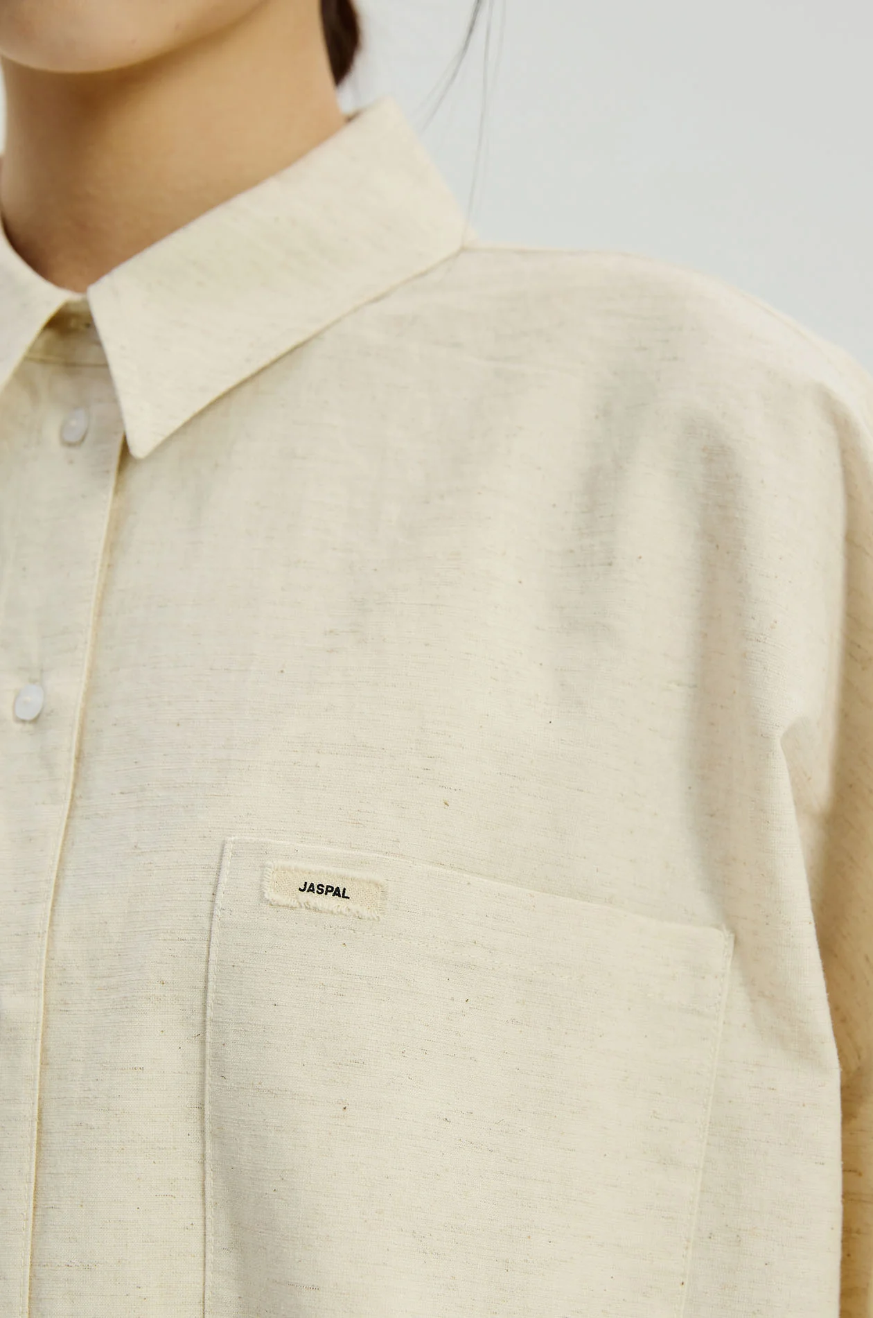 Crochet-Back Oversized Shirt - Image 3