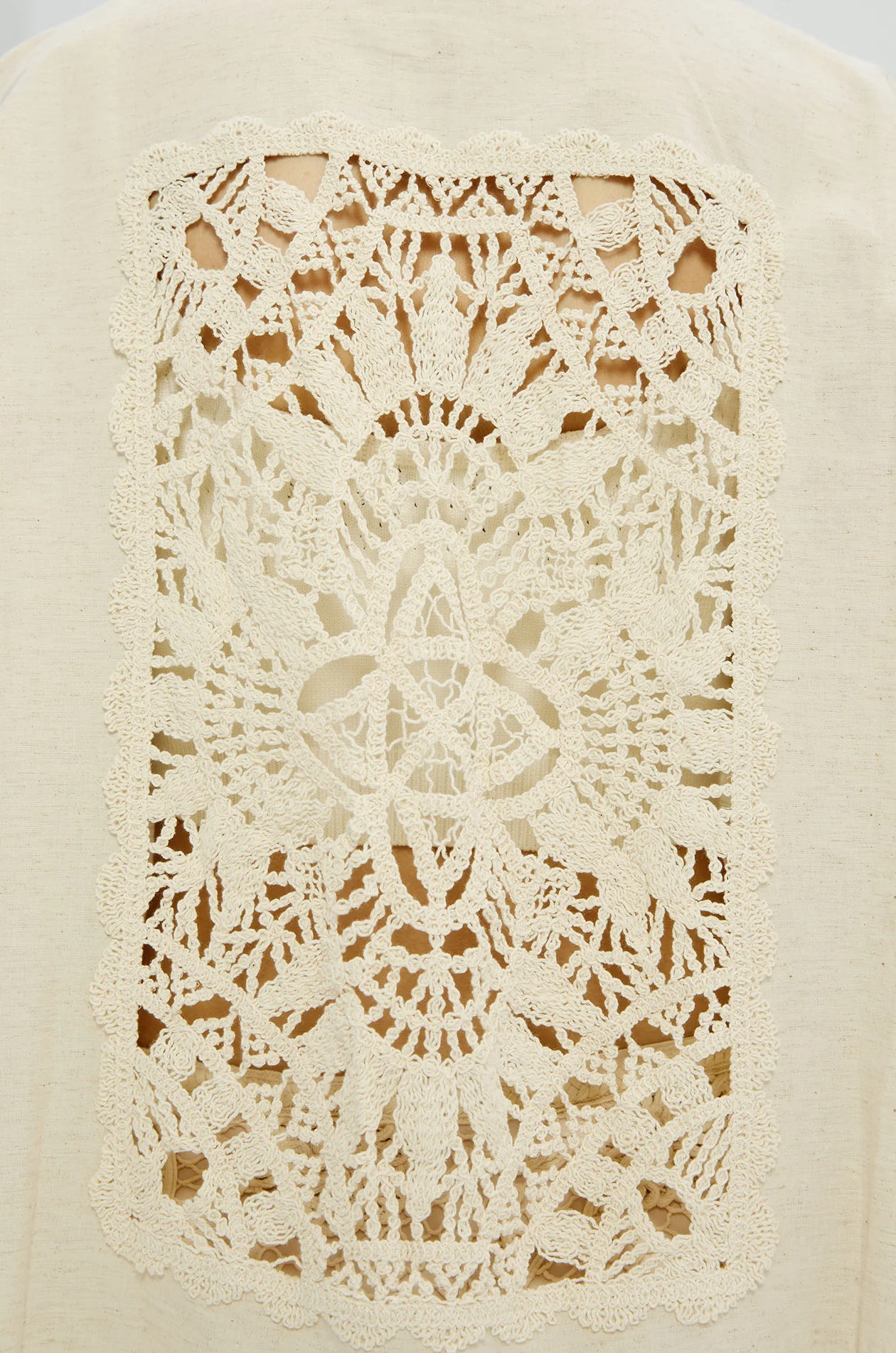 Crochet-Back Oversized Shirt - Image 4