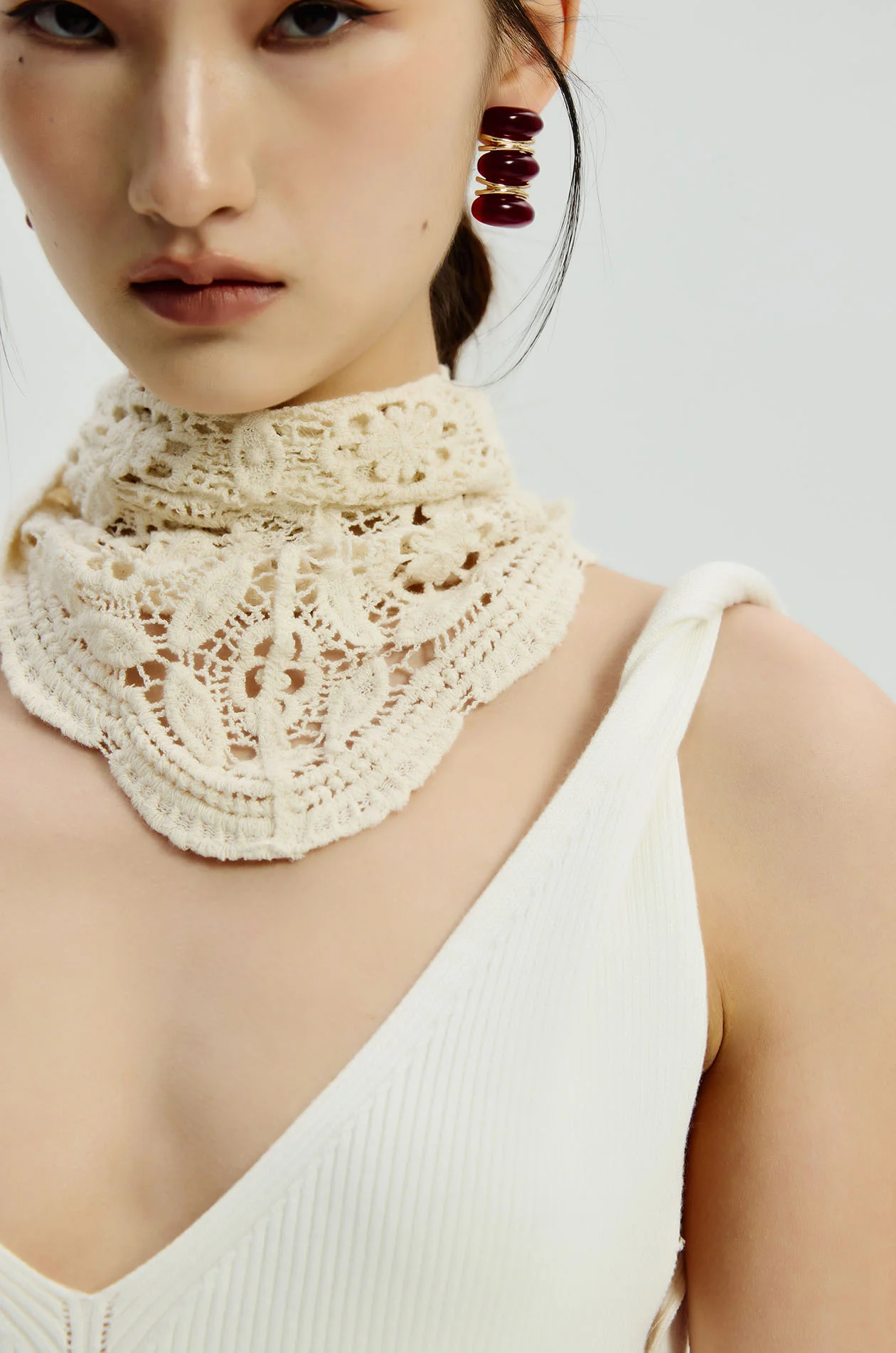 Plunging Knit Midi Dress - Image 3