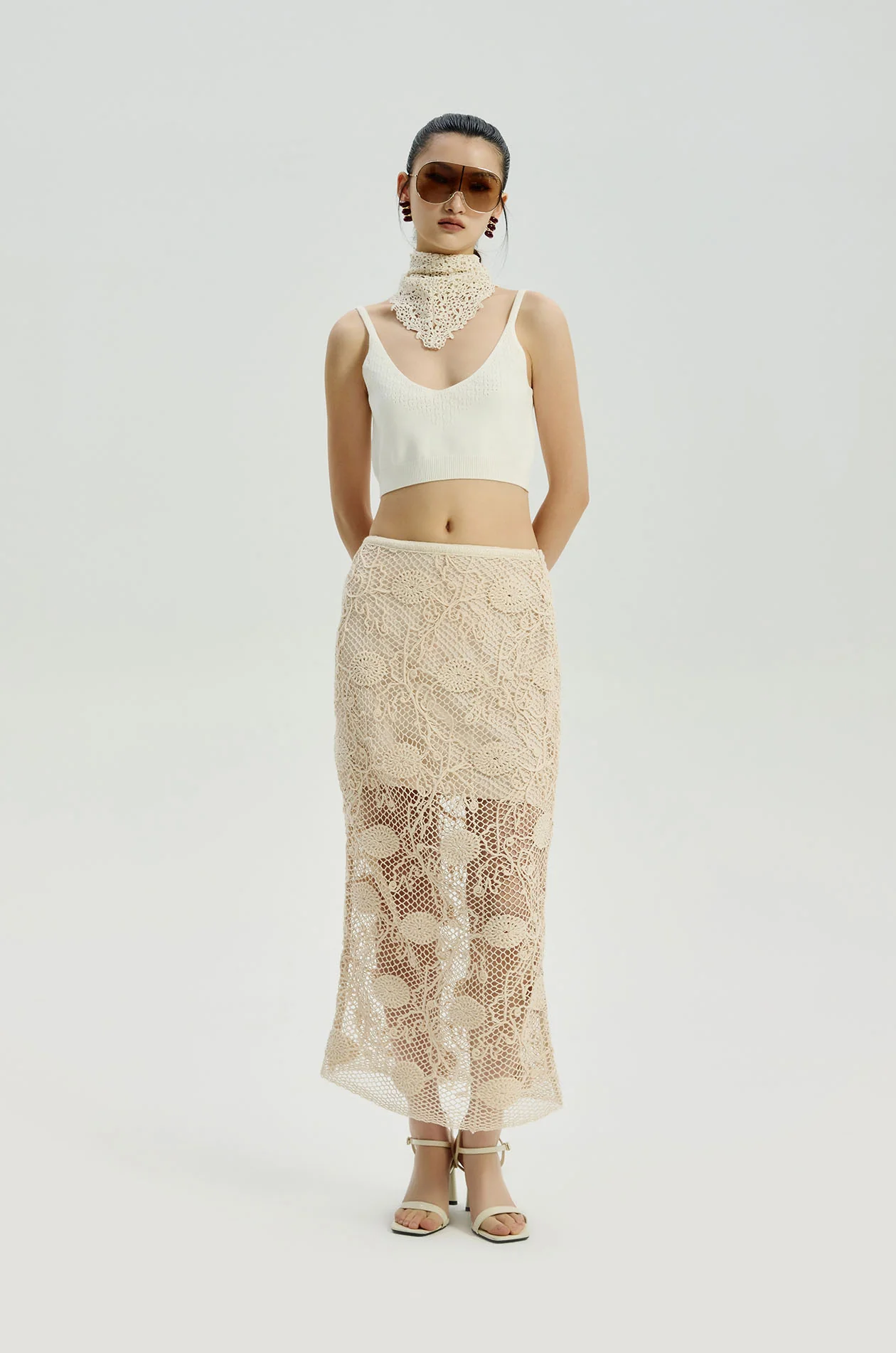 Crochet Midi Skirt