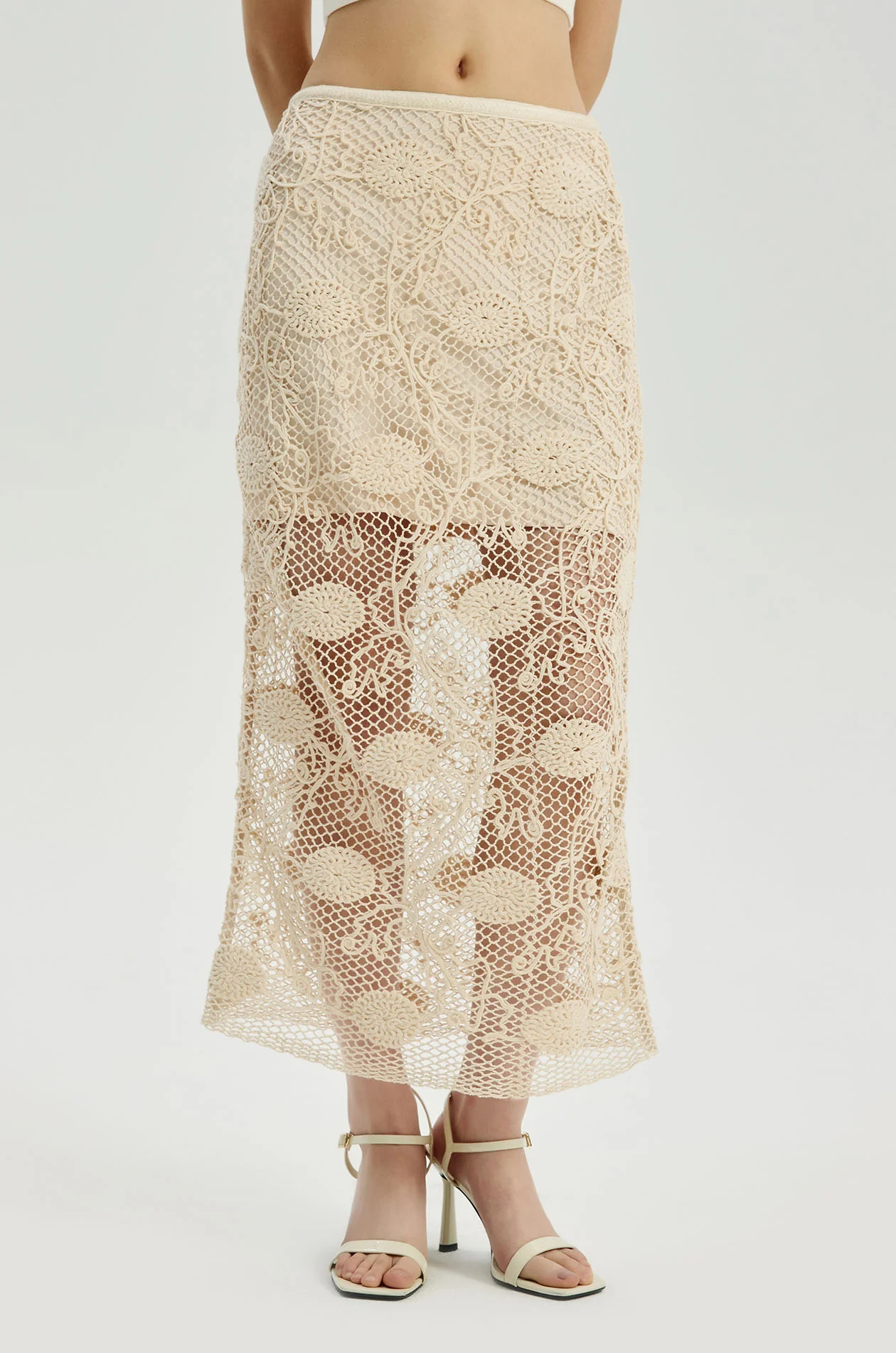 Crochet Midi Skirt - Image 2