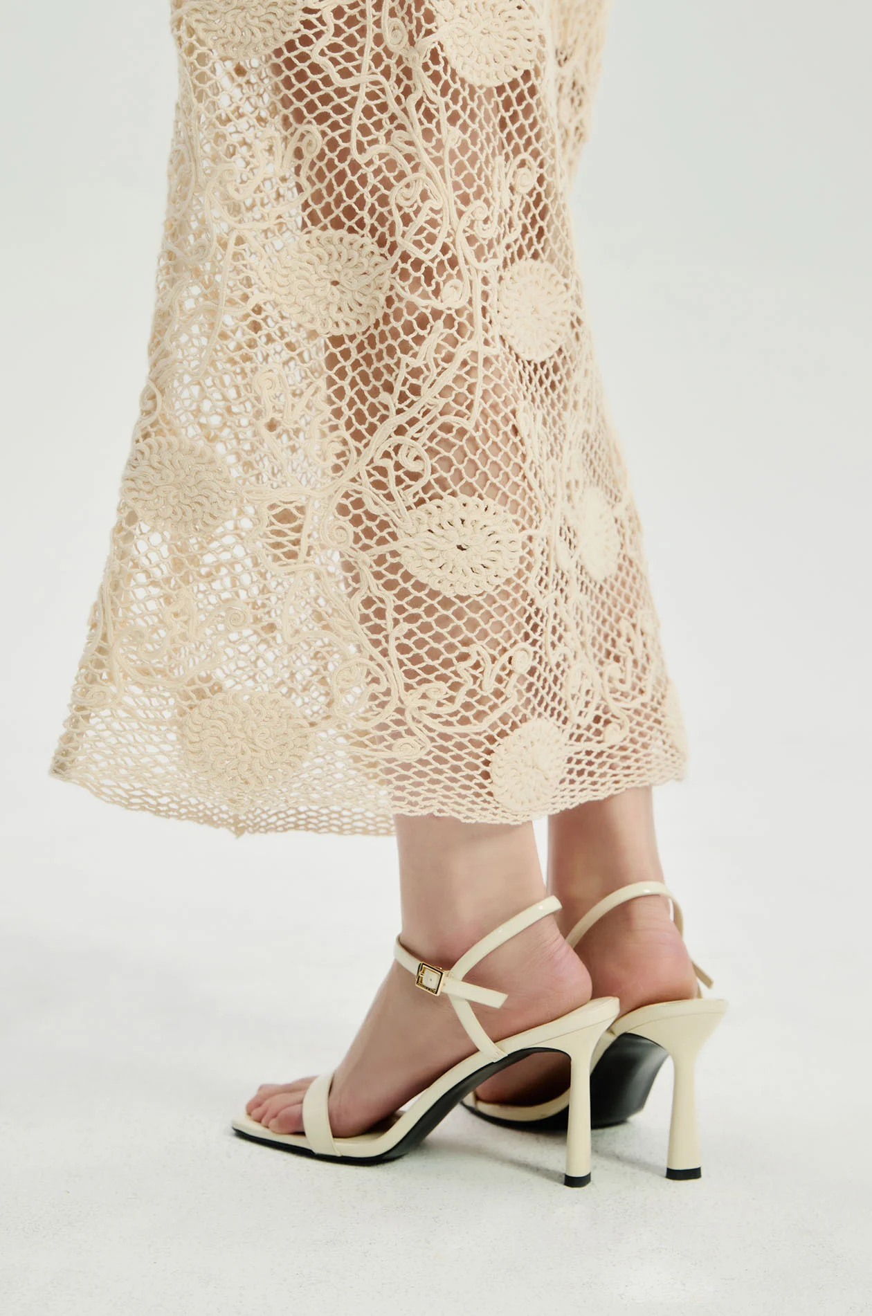 Crochet Midi Skirt - Image 3