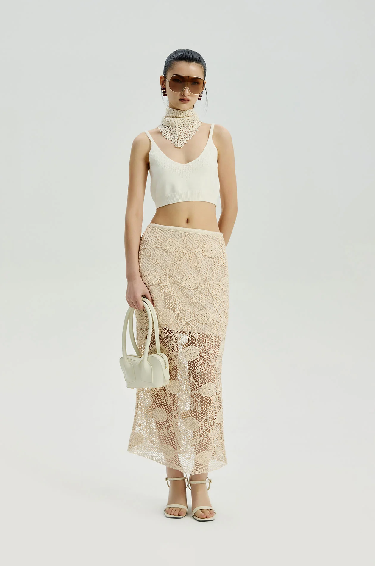 Plinging Knit Bra Top