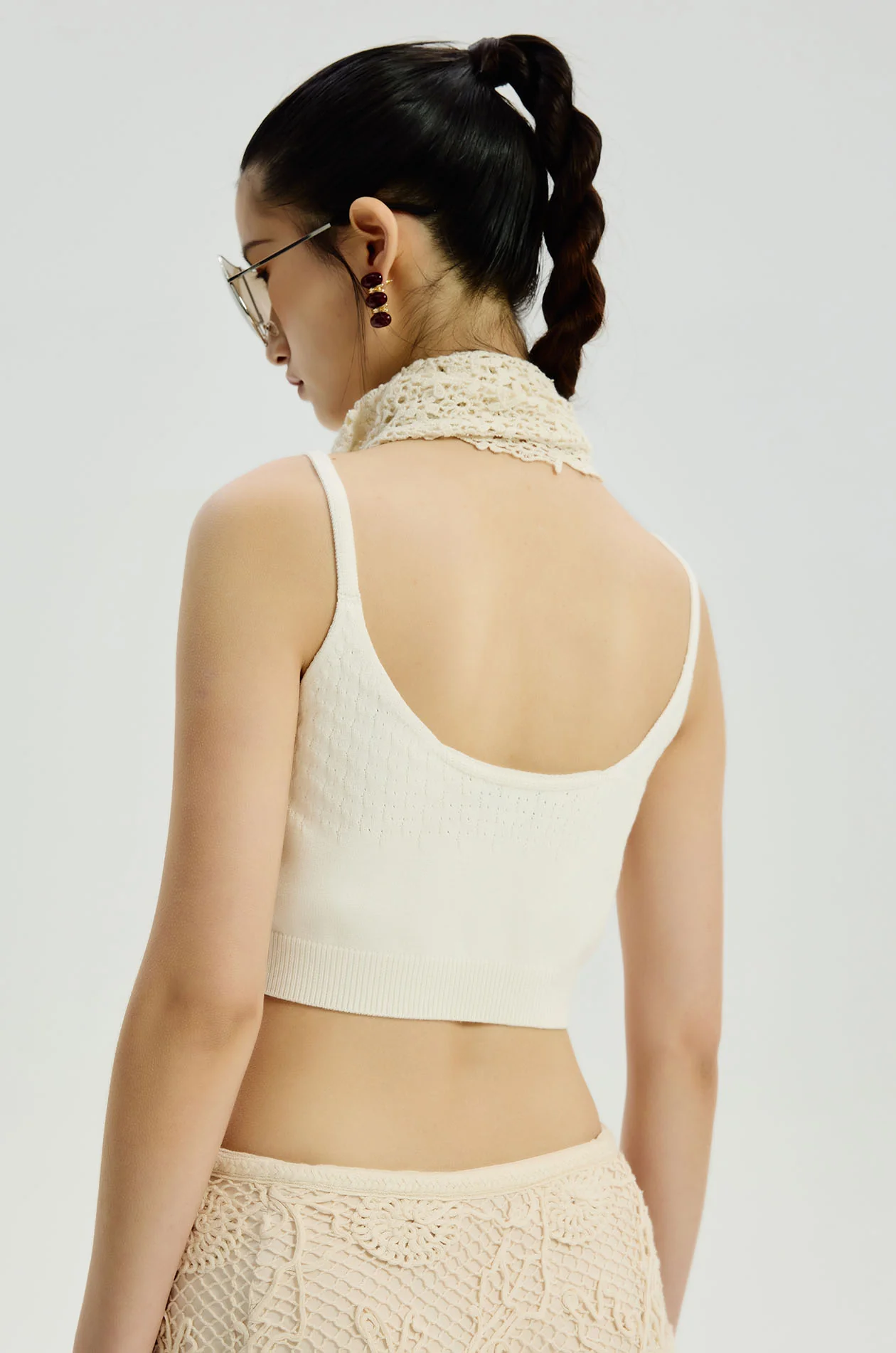 Plinging Knit Bra Top - Image 3