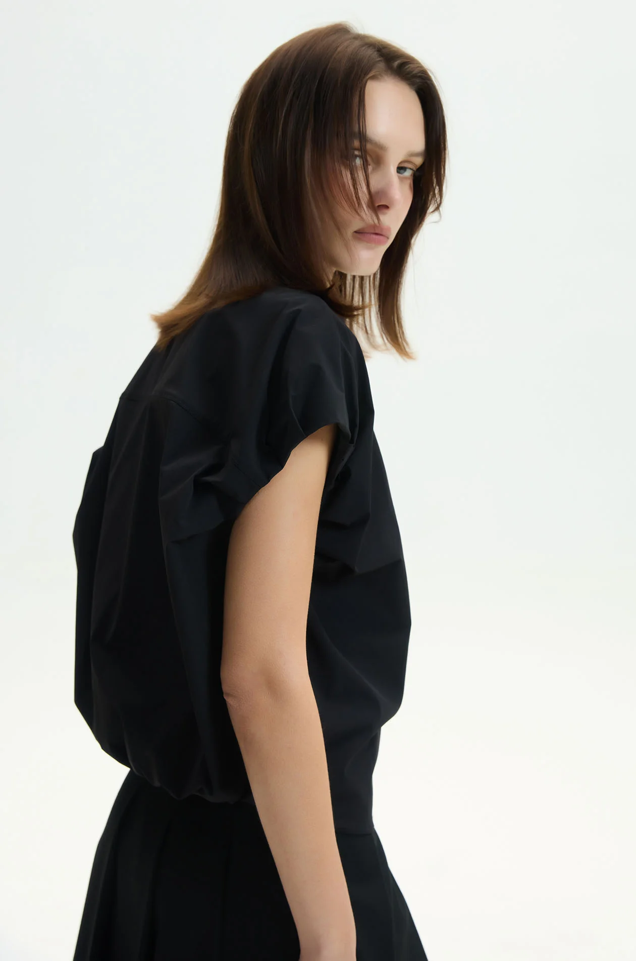 Buckle Strap Sleeveless Shirt - Image 10