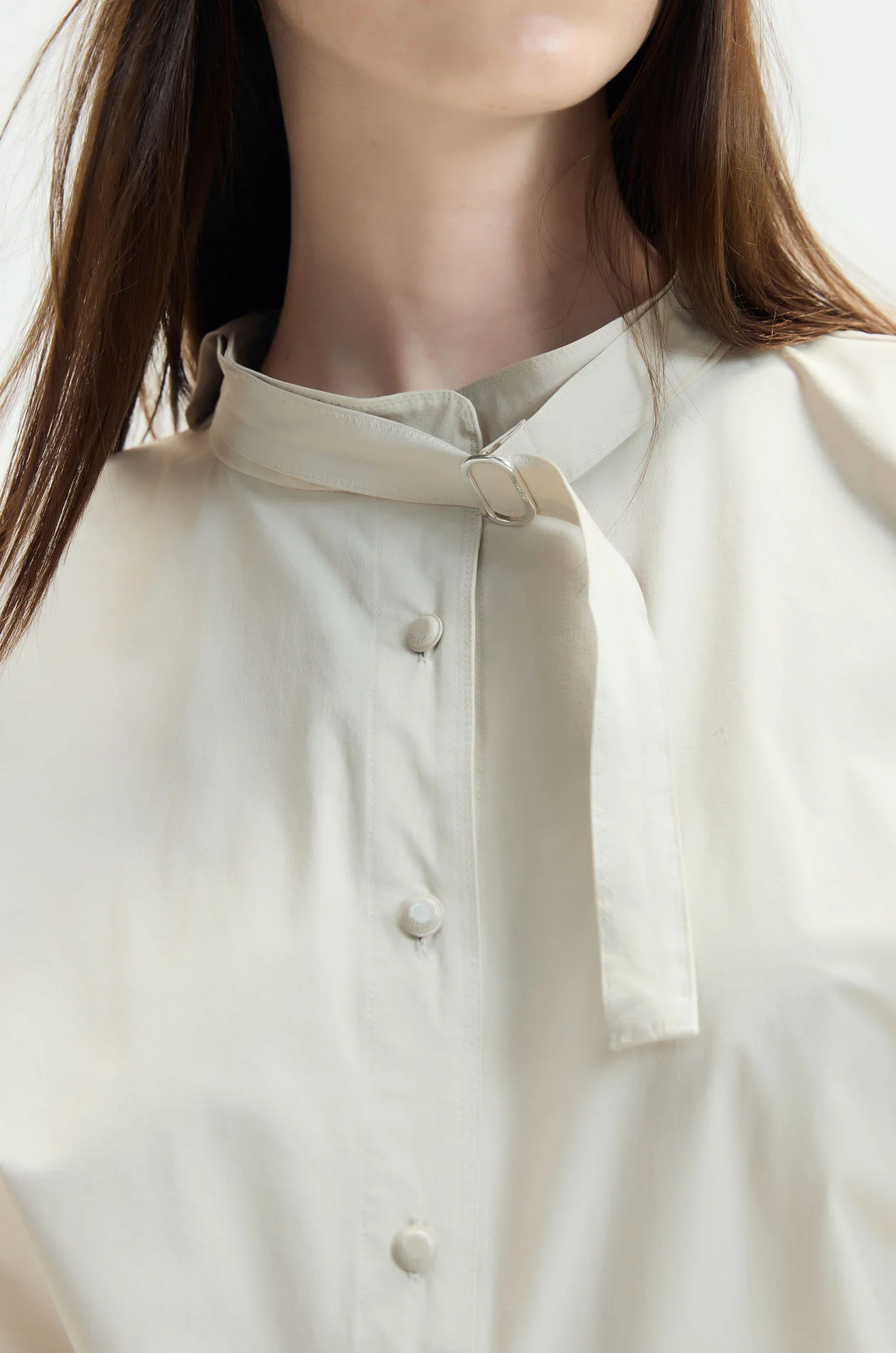 Buckle Strap Sleeveless Shirt - Image 3