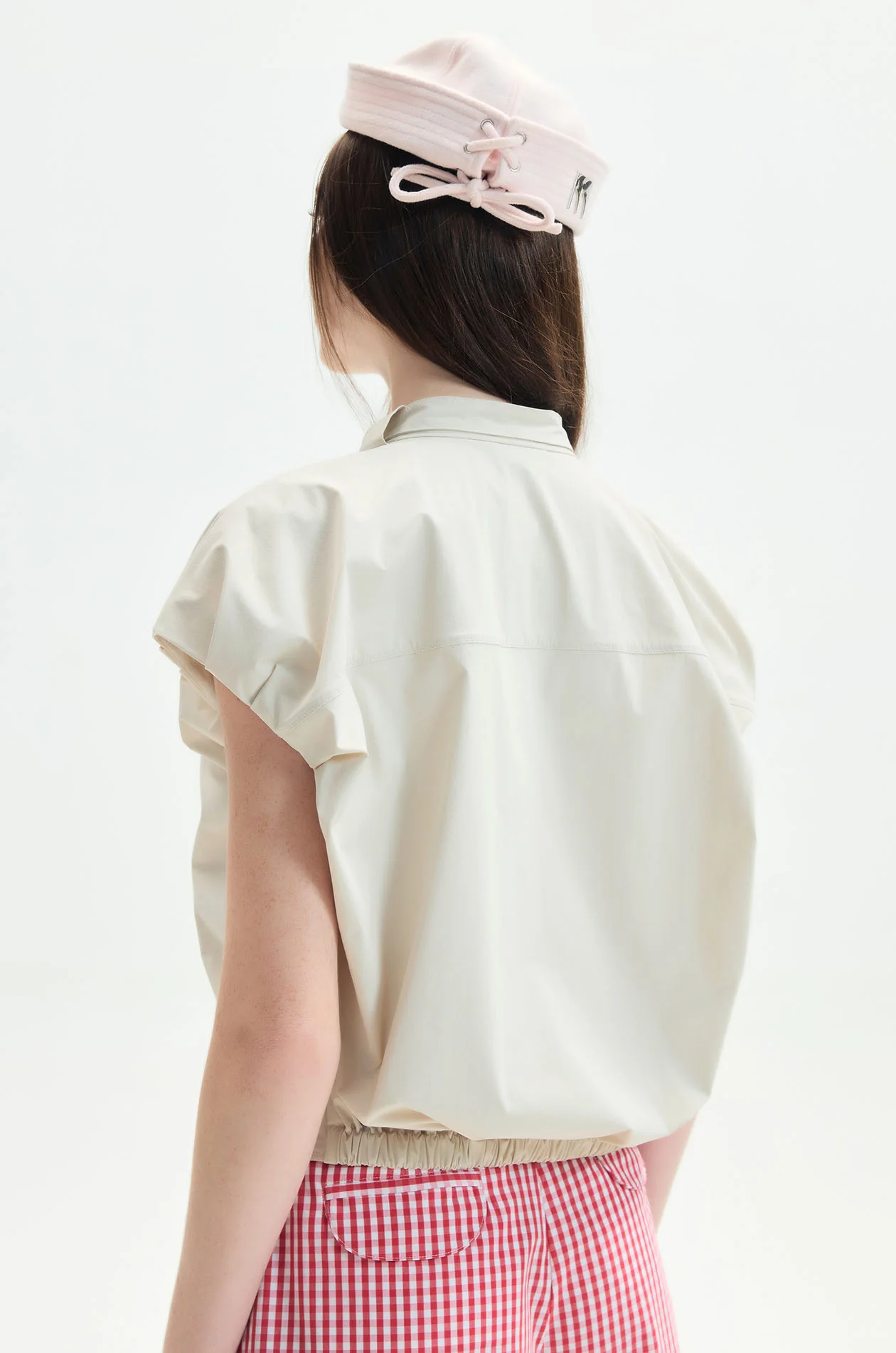 Buckle Strap Sleeveless Shirt - Image 4