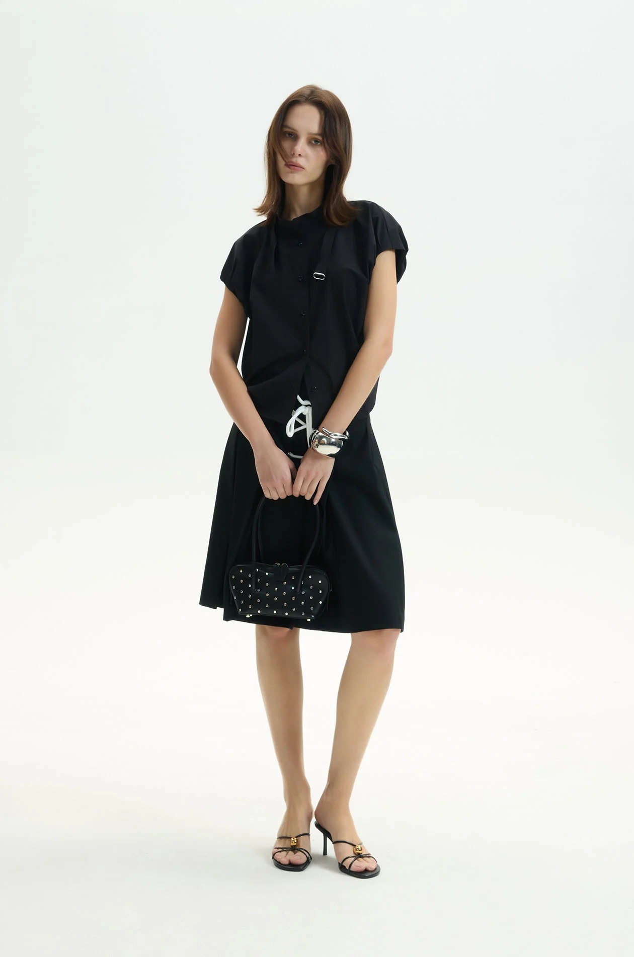 Buckle Strap Sleeveless Shirt - Image 6