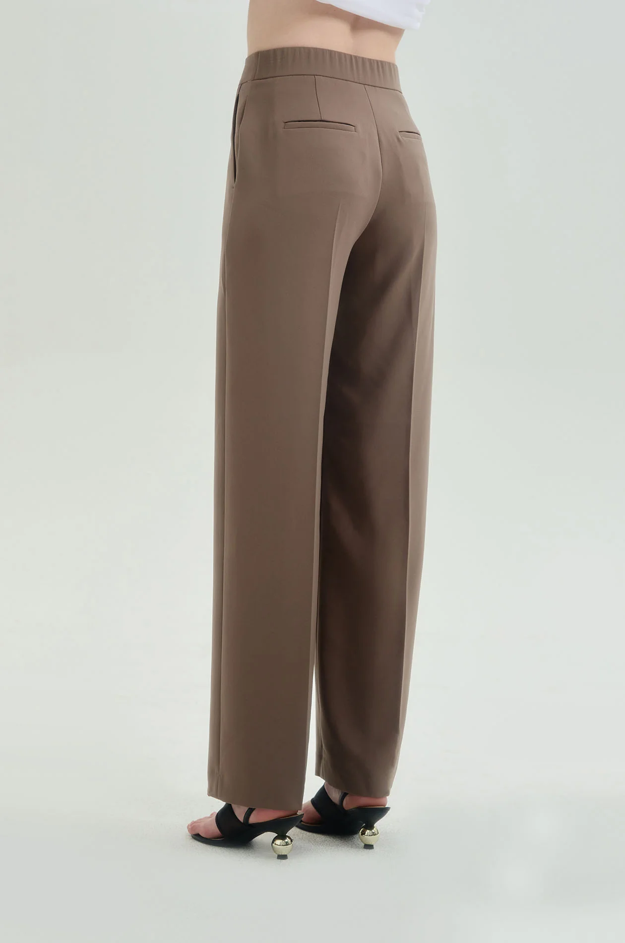 Wide Leg Pleated Pants - Image 5