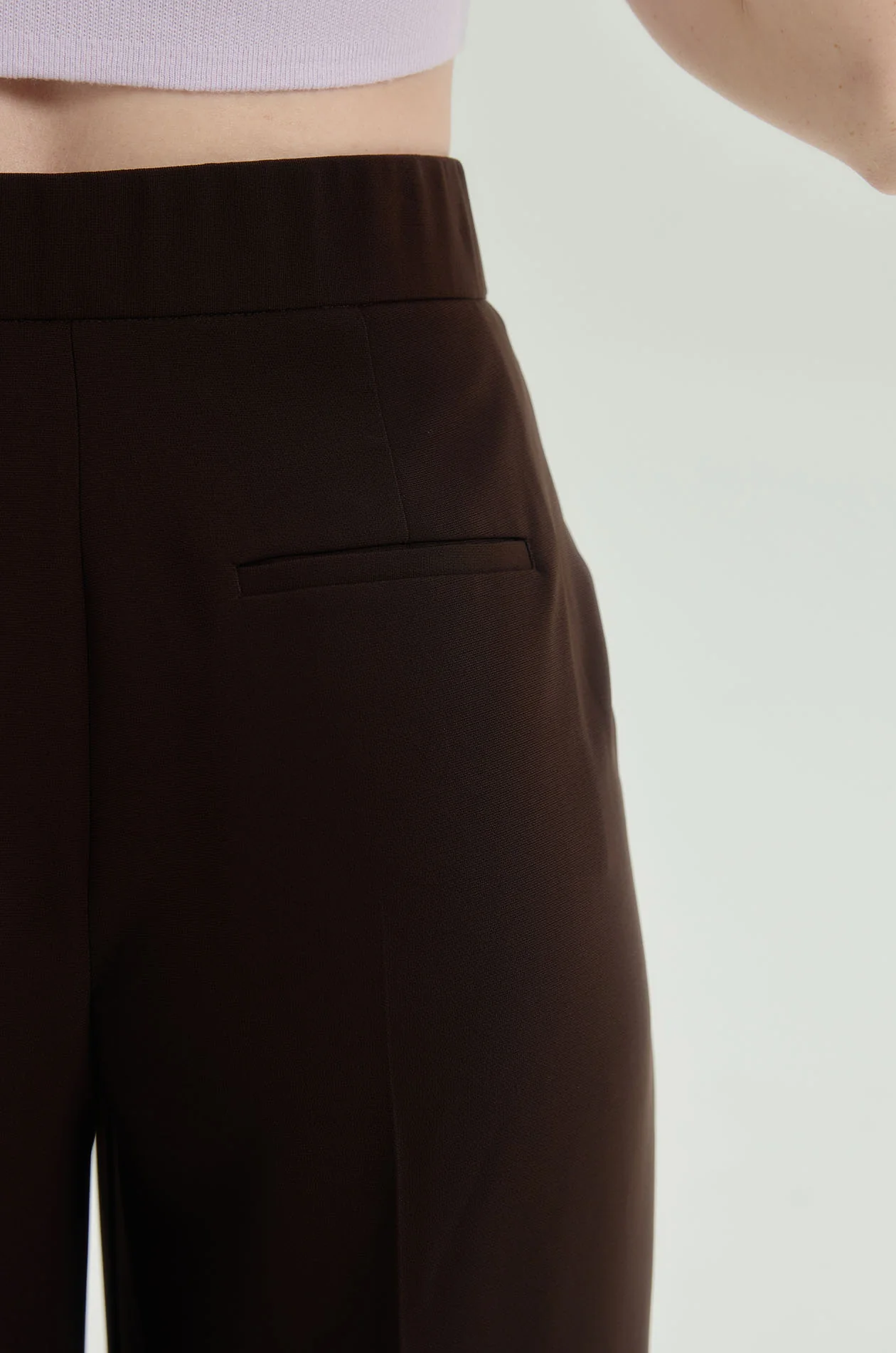 Wide Leg Pleated Pants - Image 8