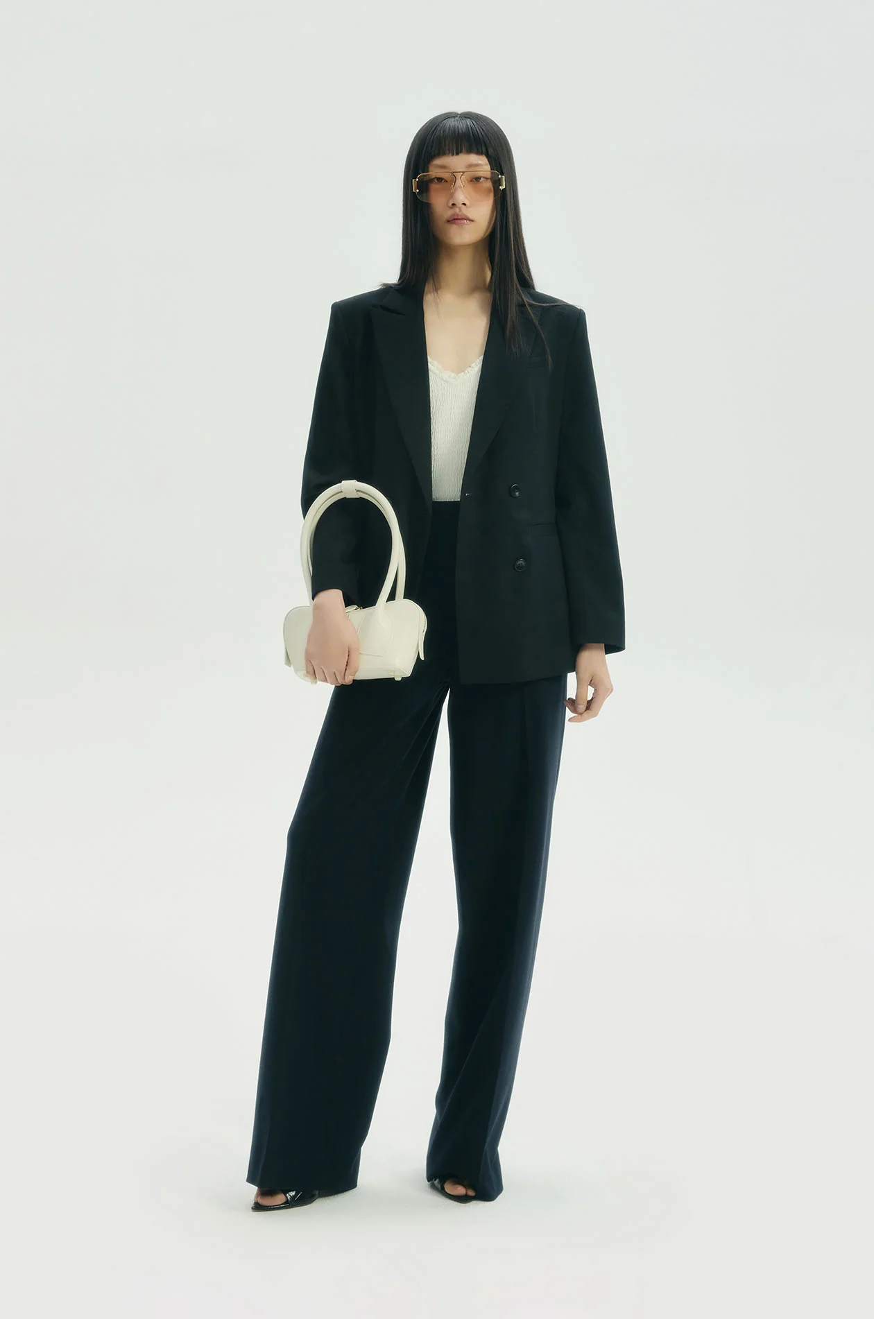 Double-Breasted Tailored Blazer