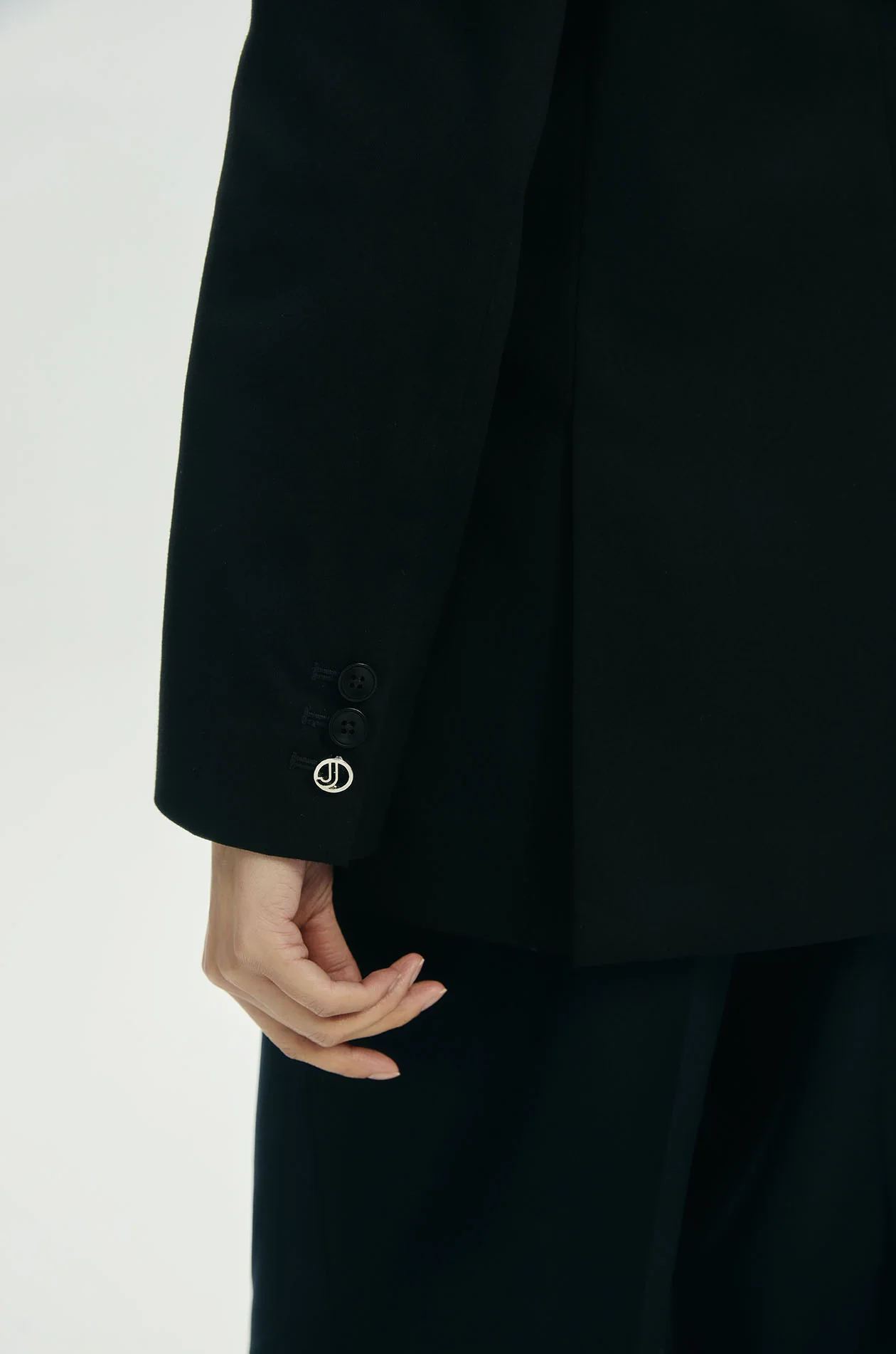 Double-Breasted Tailored Blazer - Image 5