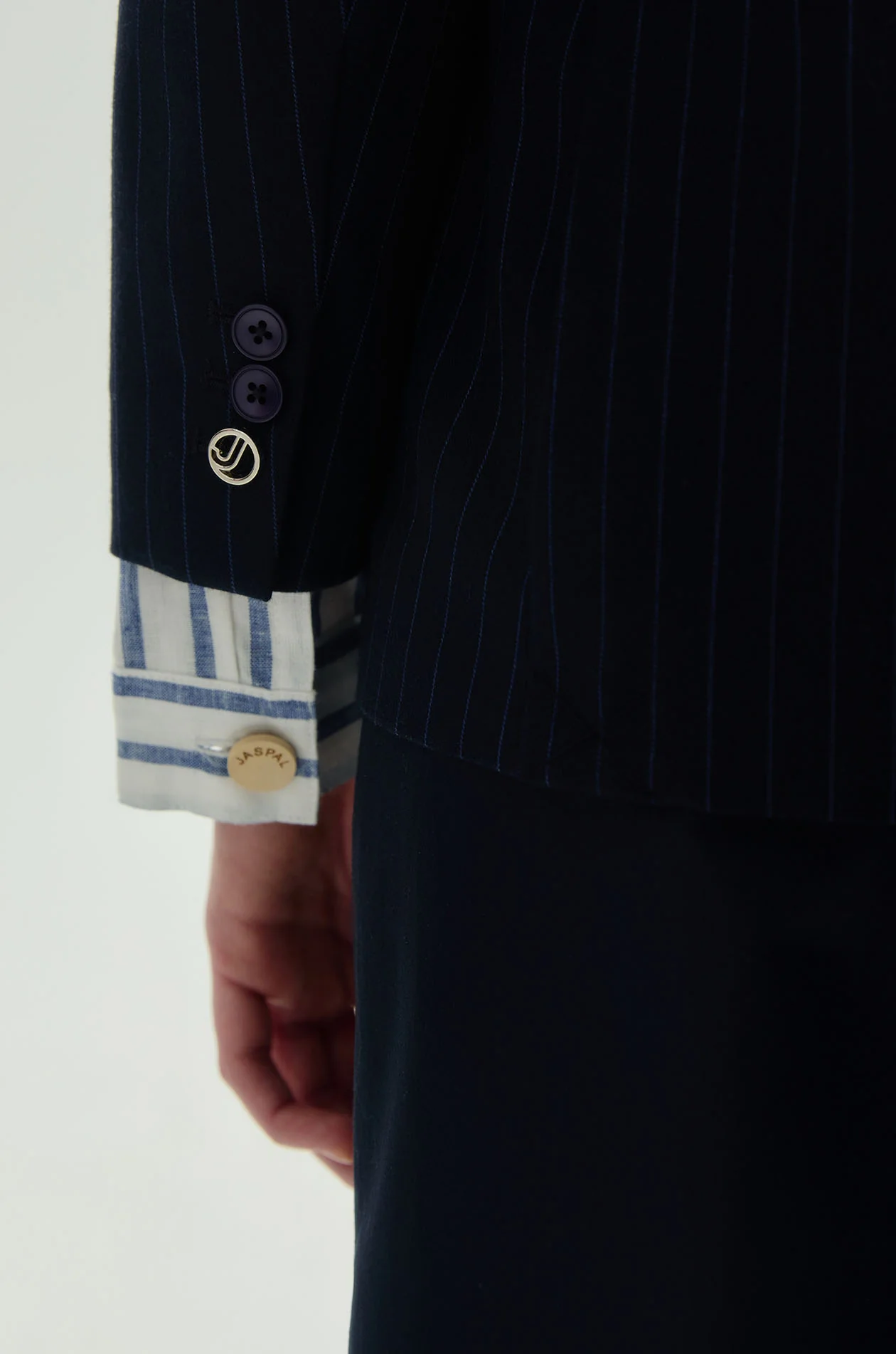 Double-Breasted Tailored Blazer - Image 9