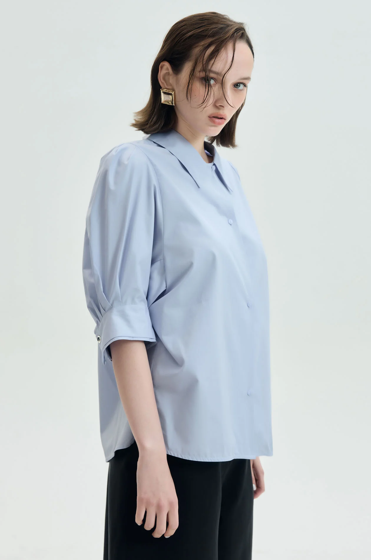 Puff Sleeved Shirt - Image 2
