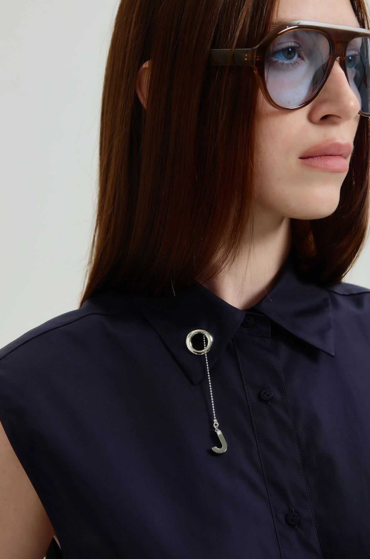 Sleeveless Shirt with Charm - Image 3