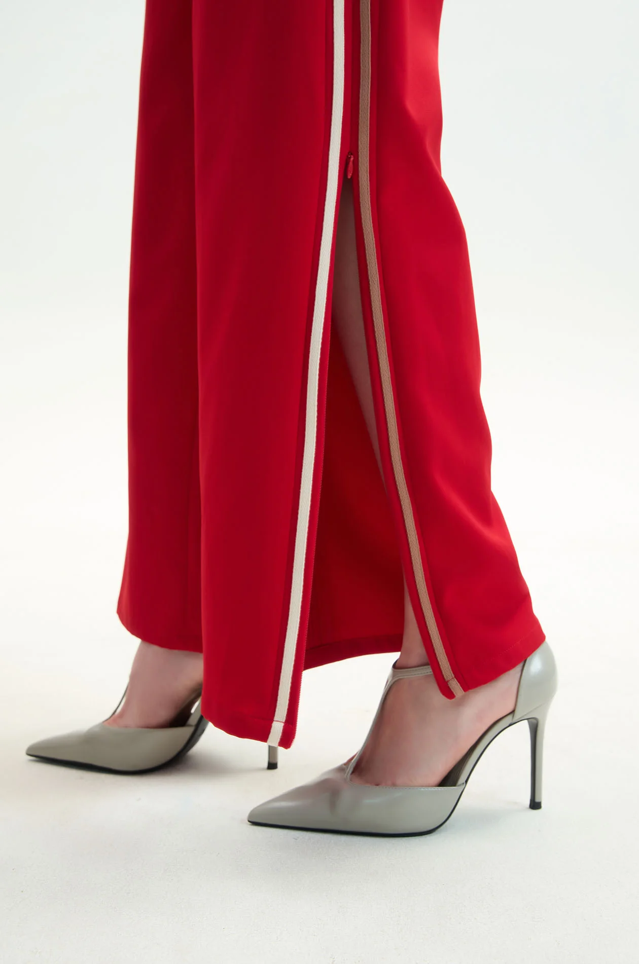 Contrast‑Trim Drawstring Sweatpants - Image 3