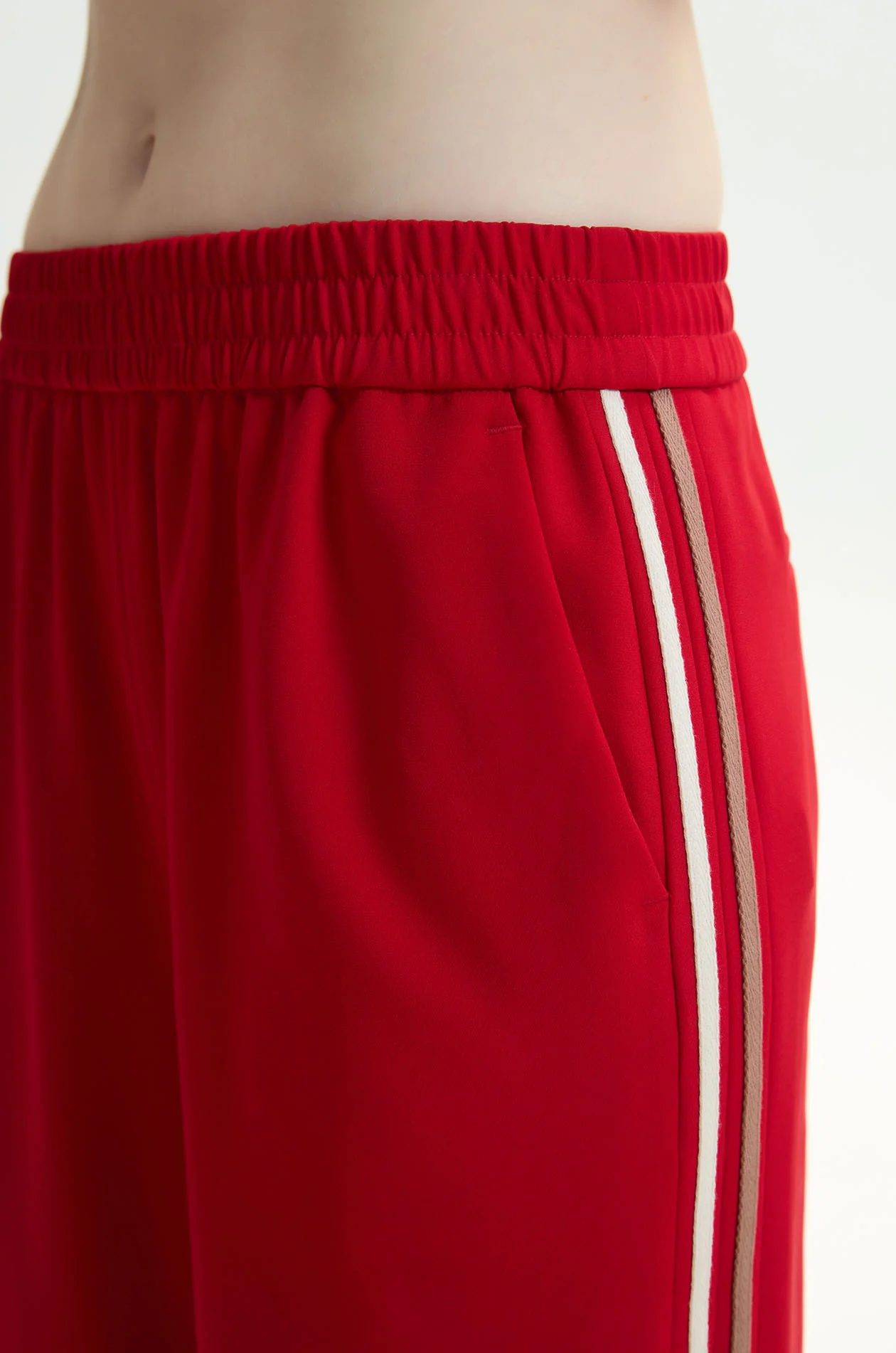 Contrast‑Trim Drawstring Sweatpants - Image 4