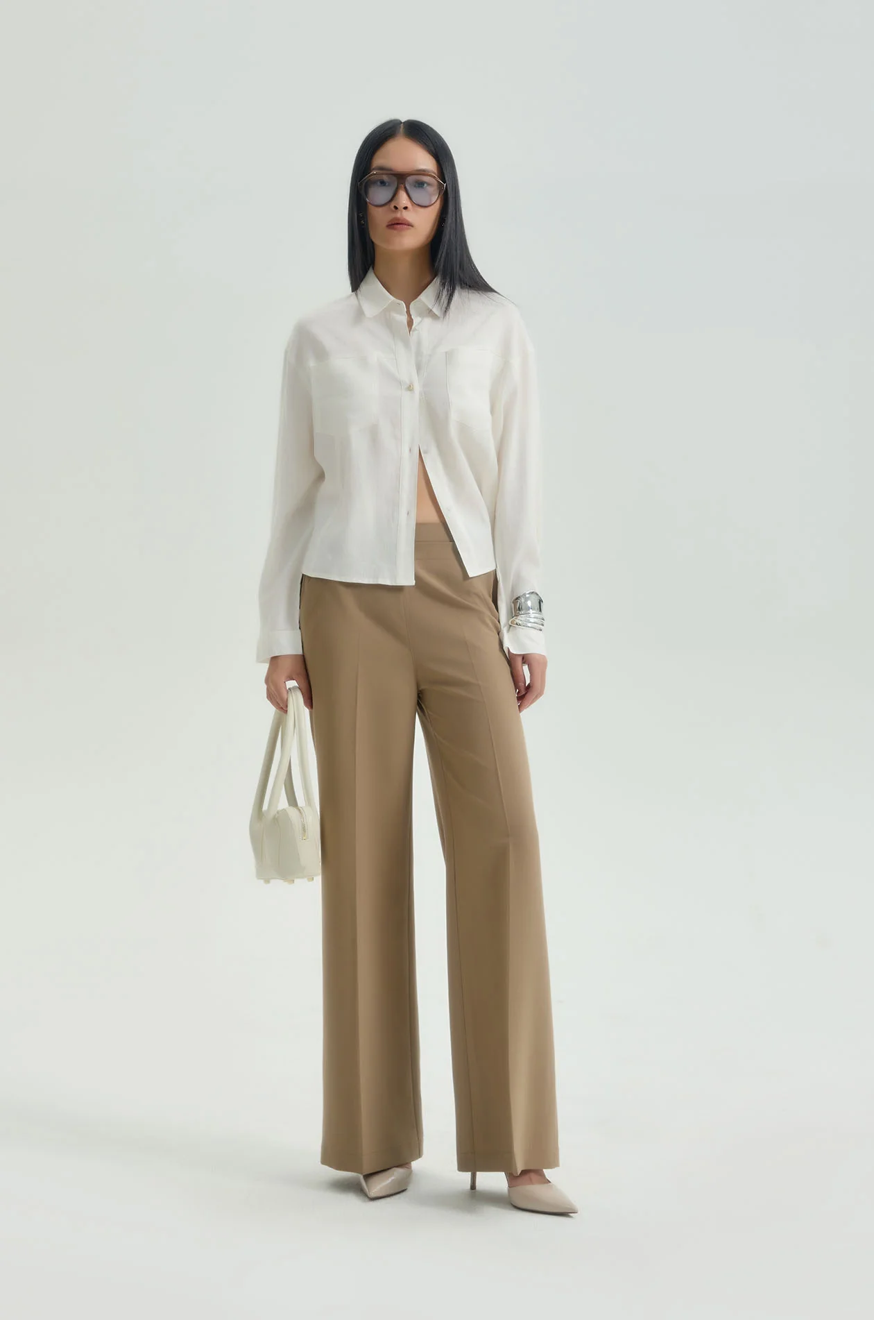 Lien Blend Oversized Shirt