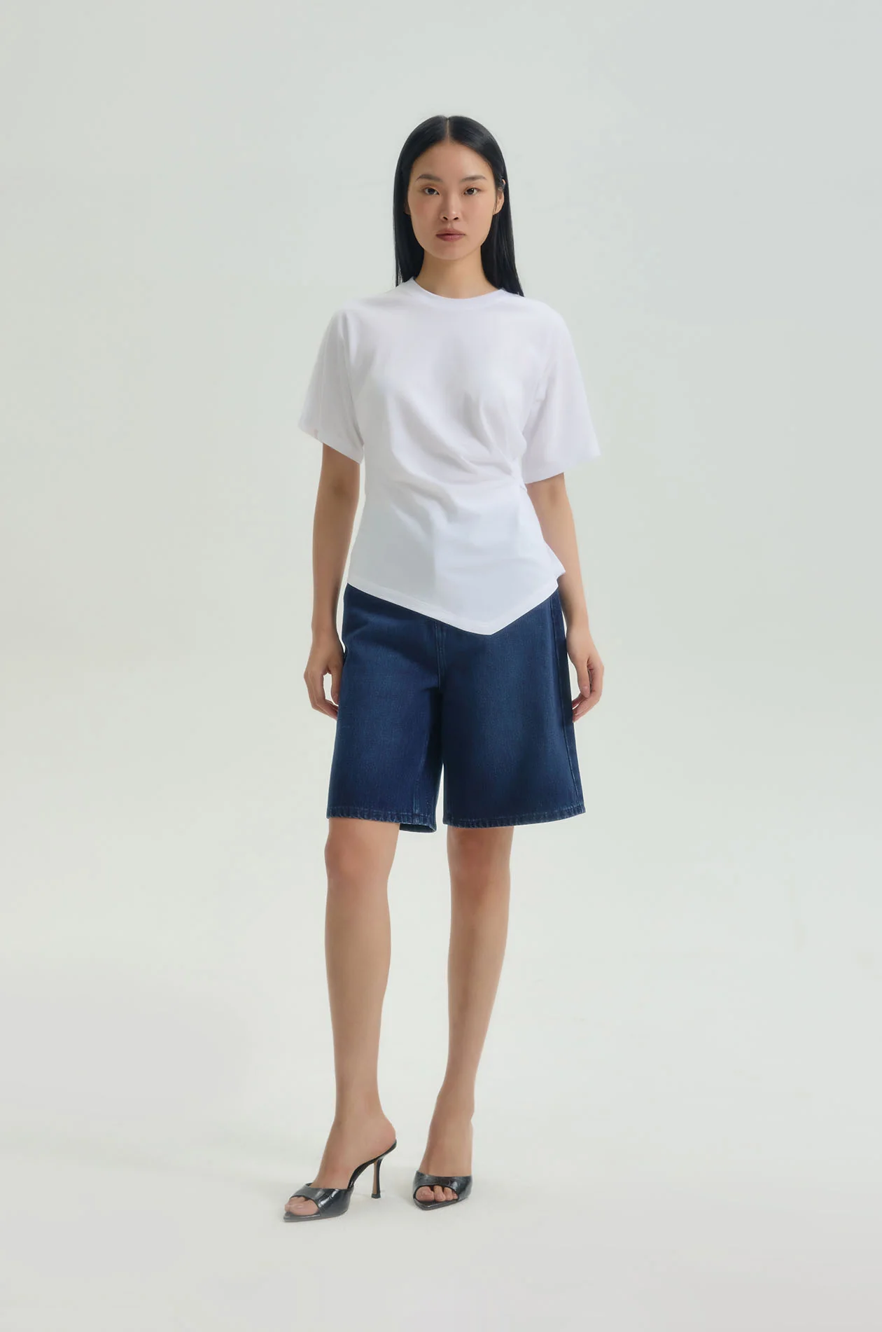 Relaxed Fit Draped T-Shirt - Image 11