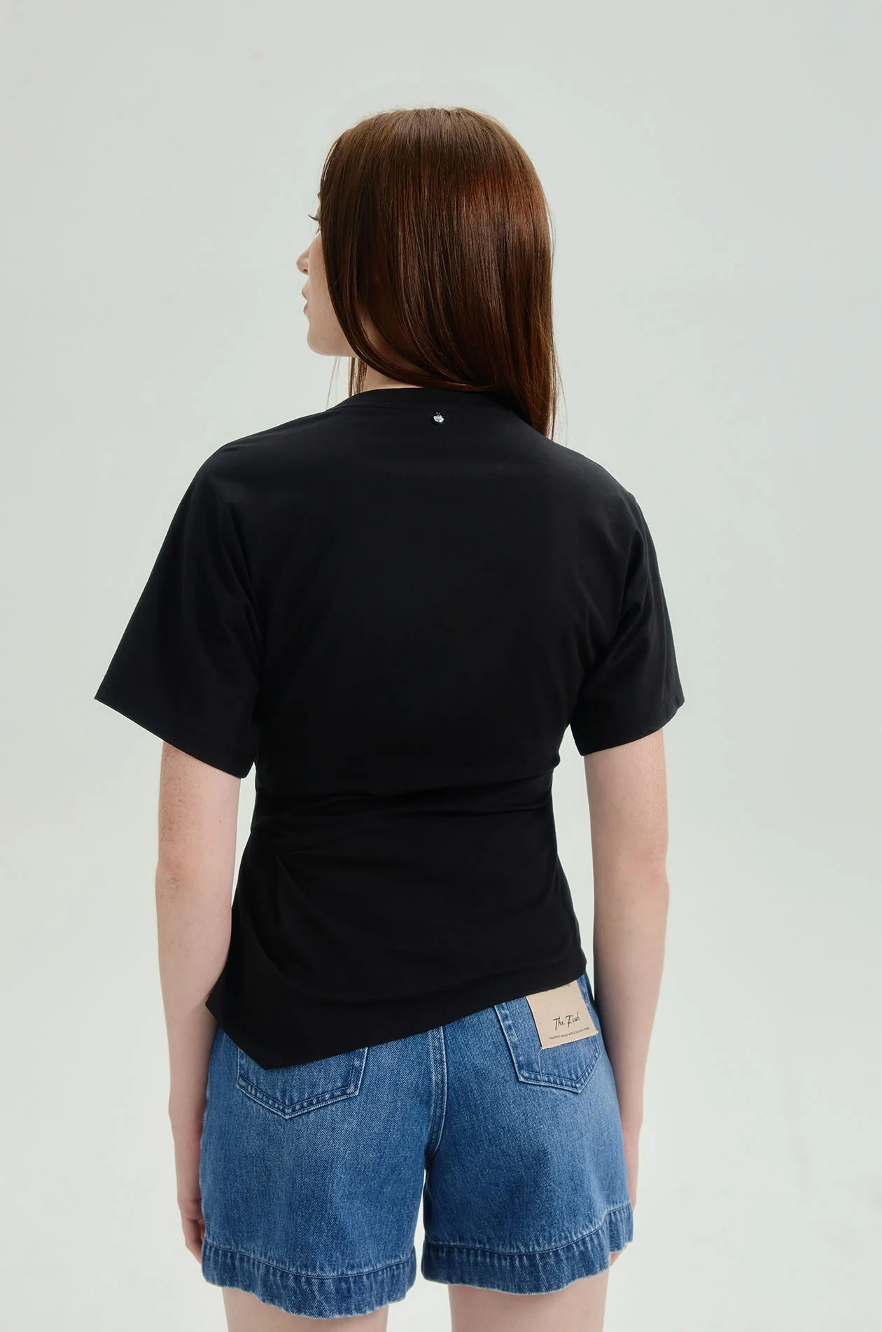 Relaxed Fit Draped T-Shirt - Image 5