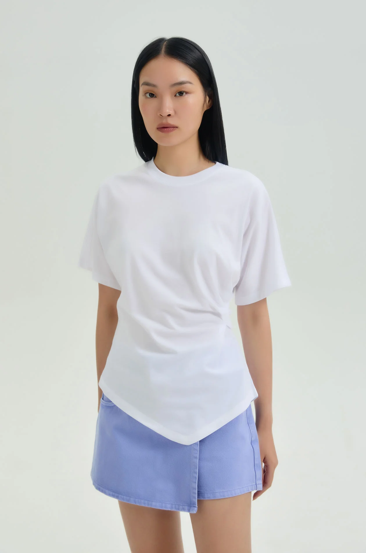 Relaxed Fit Draped T-Shirt - Image 7