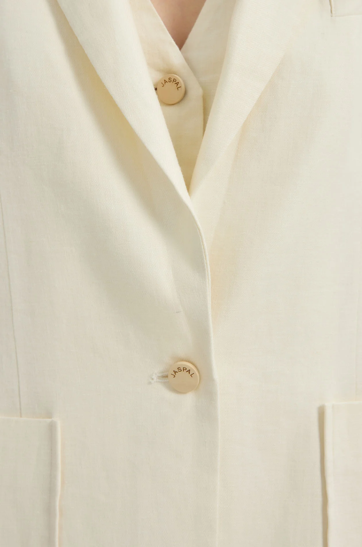 Linen Blend Lightweight Blazer - Image 2