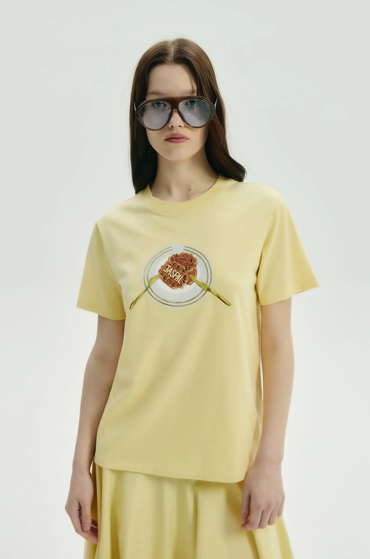 Waffle Printed T-Shirt - Image 2