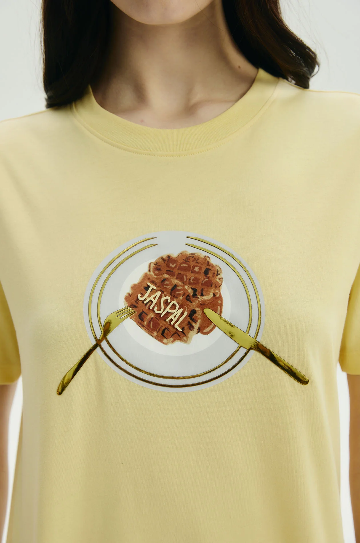 Waffle Printed T-Shirt - Image 3