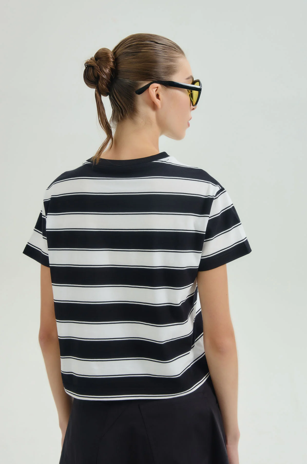Embossed Logo Cropped T-Shirt - Image 4