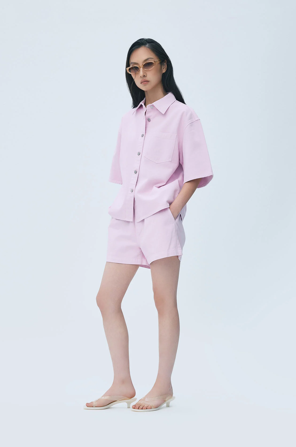 Cotton Drill Drawstring Shorts - Image 4
