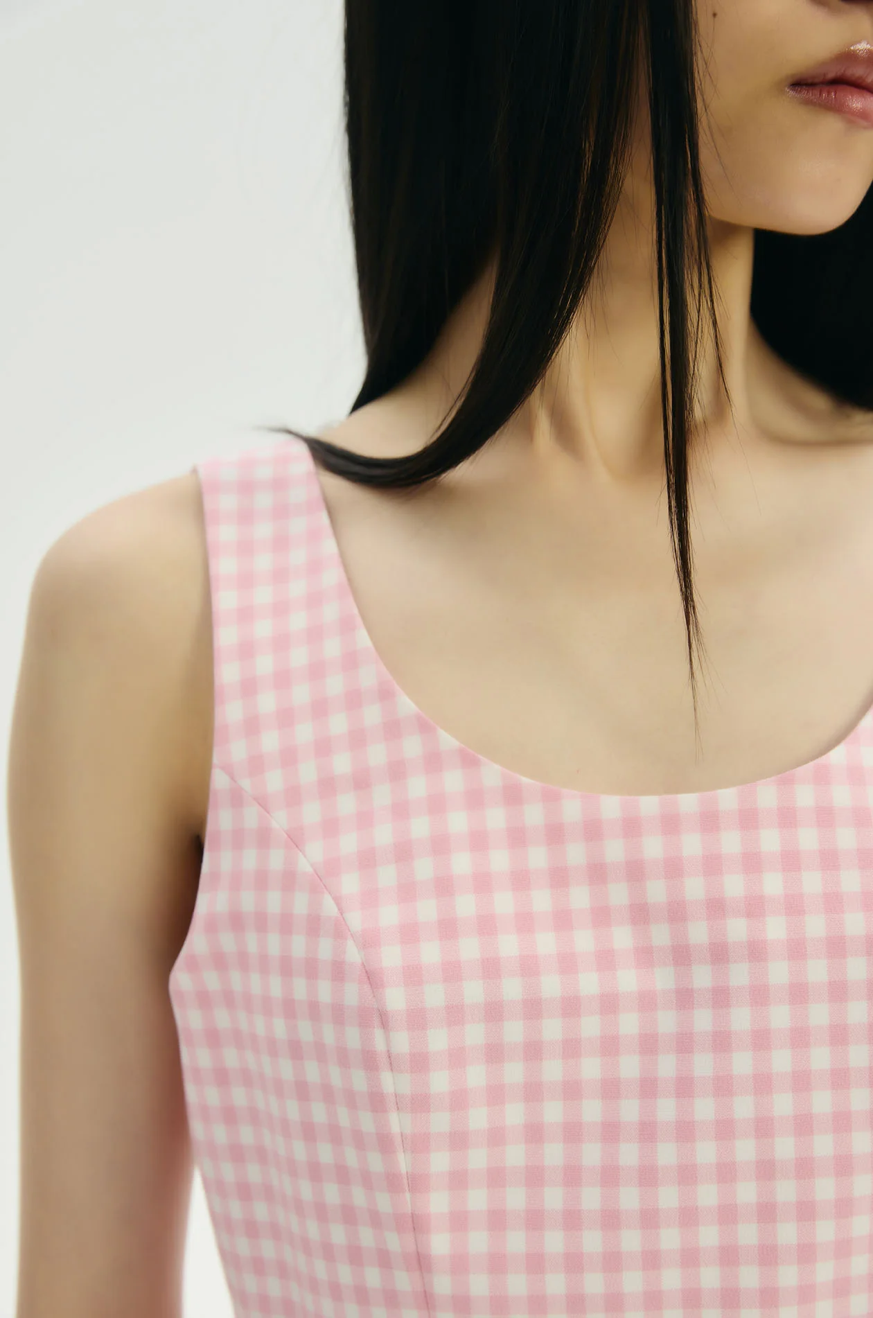 Gingham Crop Top - Image 3