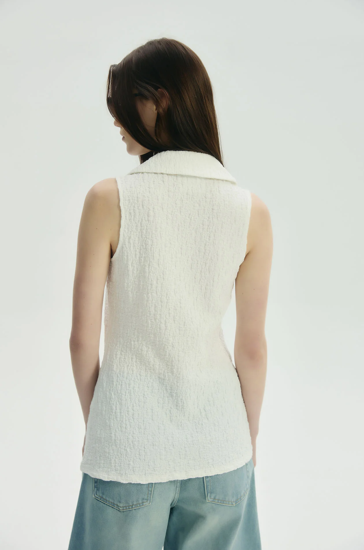 Textured Longline Top - Image 6