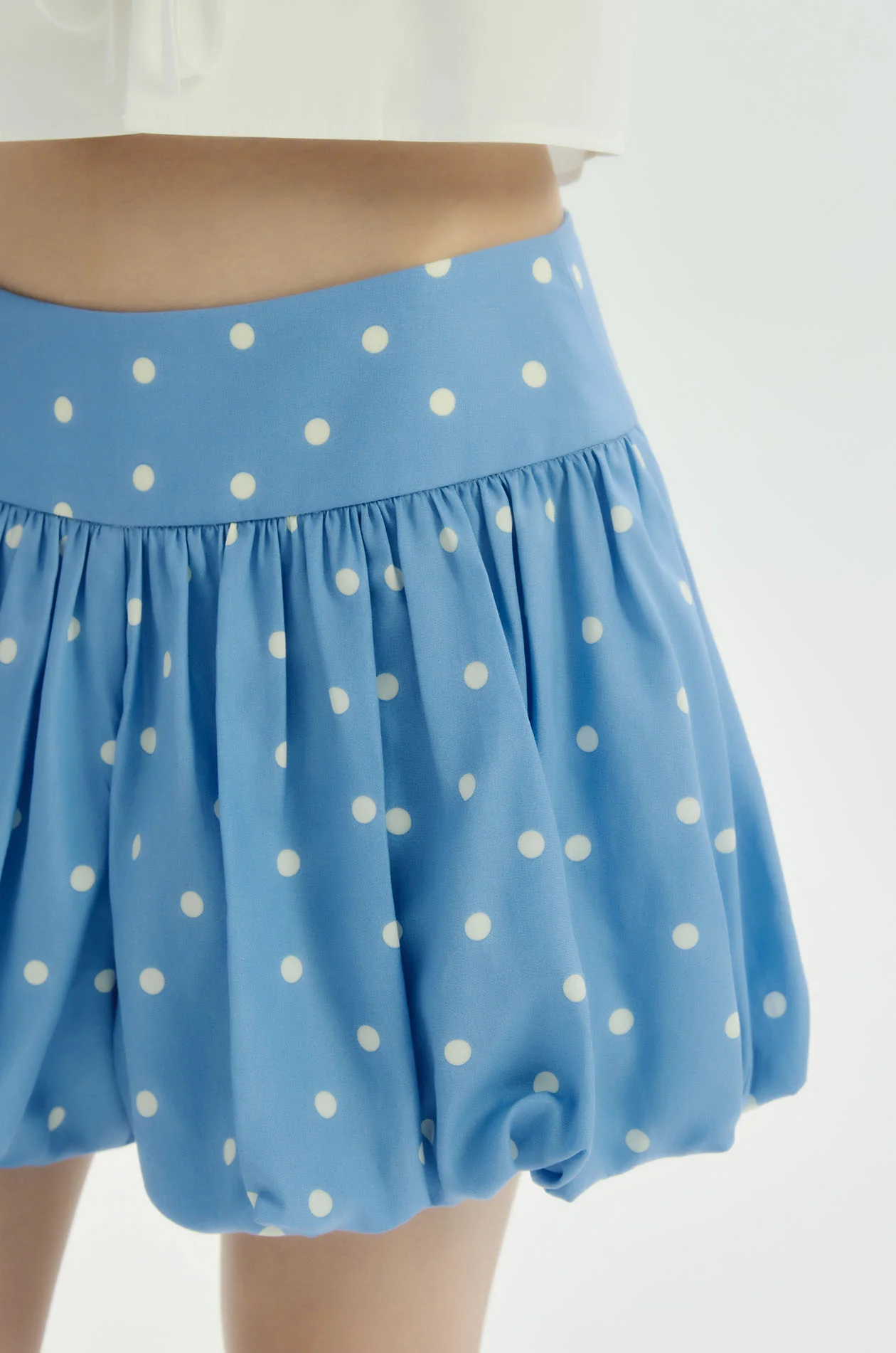Dot Printed Balloon Shorts - Image 3