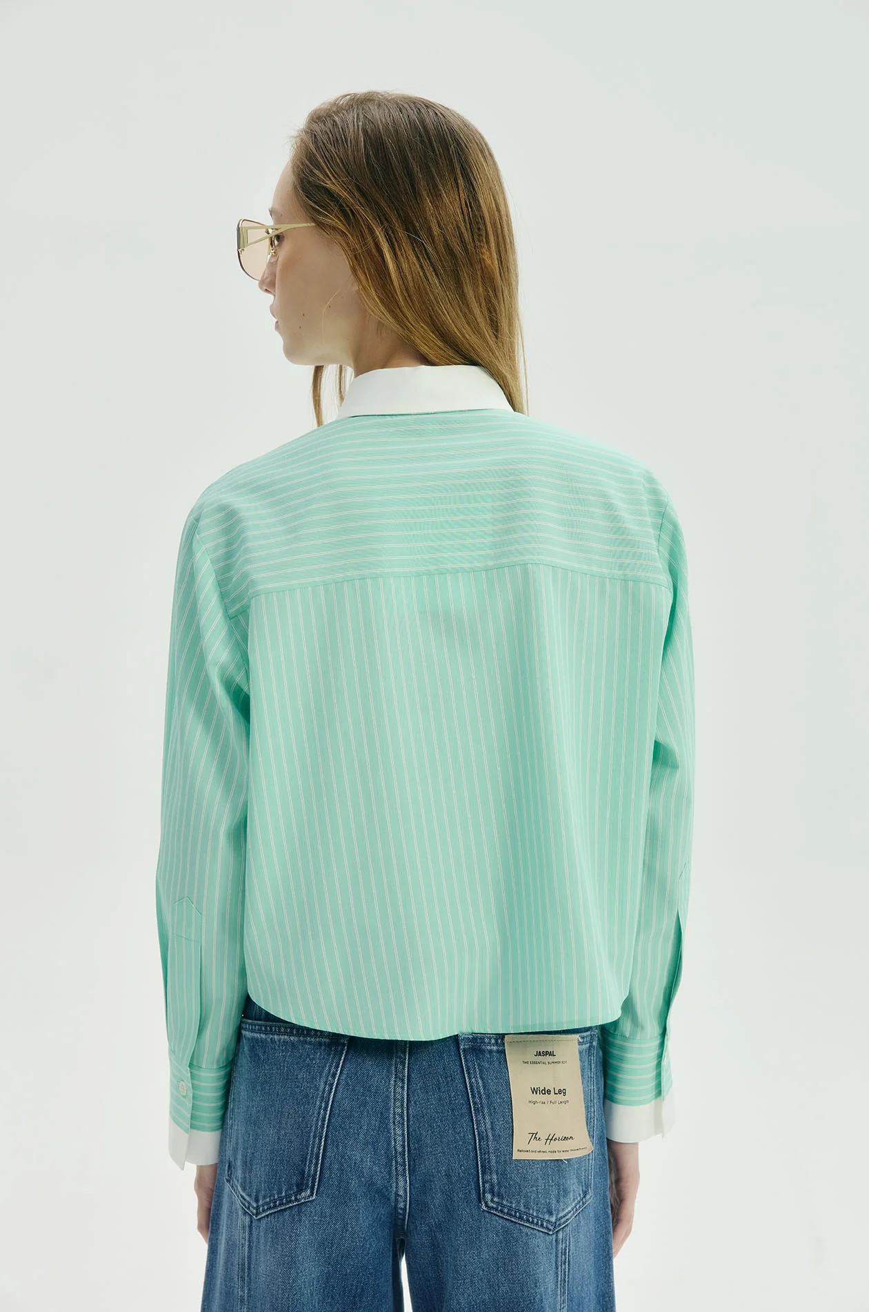 Boxy Shirt with Necktie - Image 6