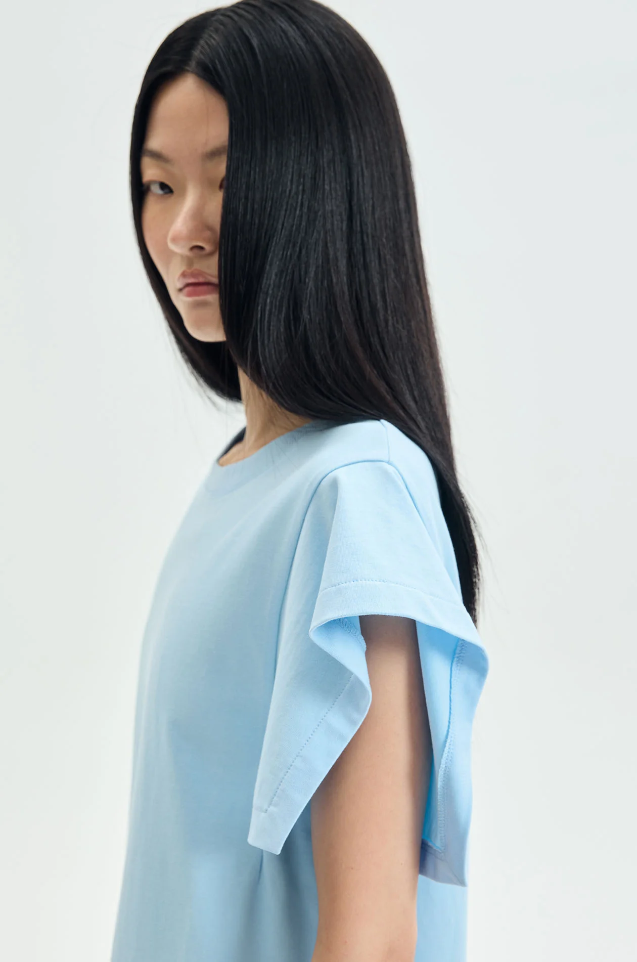Slit-Sleeve Cotton Jersey T-Shirt - Image 3