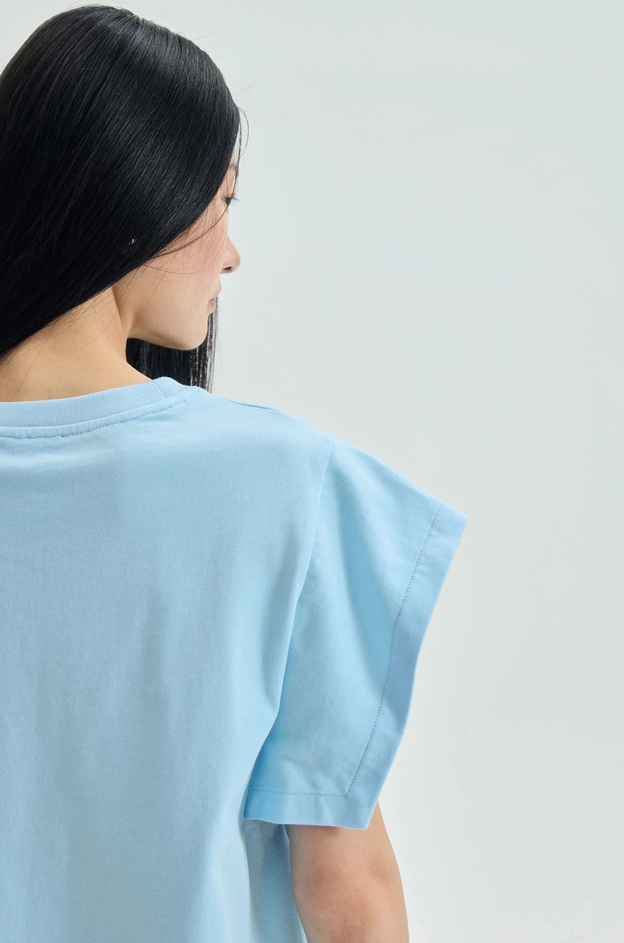 Slit-Sleeve Cotton Jersey T-Shirt - Image 4