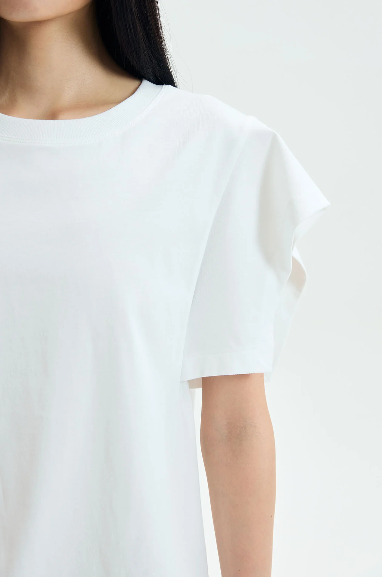 Slit-Sleeve Cotton Jersey T-Shirt - Image 8