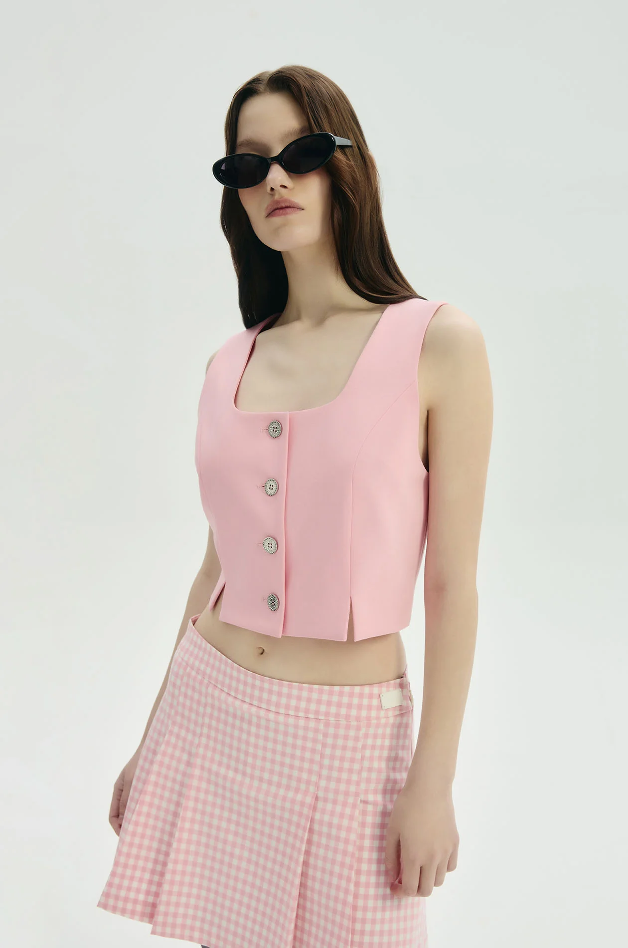 Square Neck Crop Top - Image 2