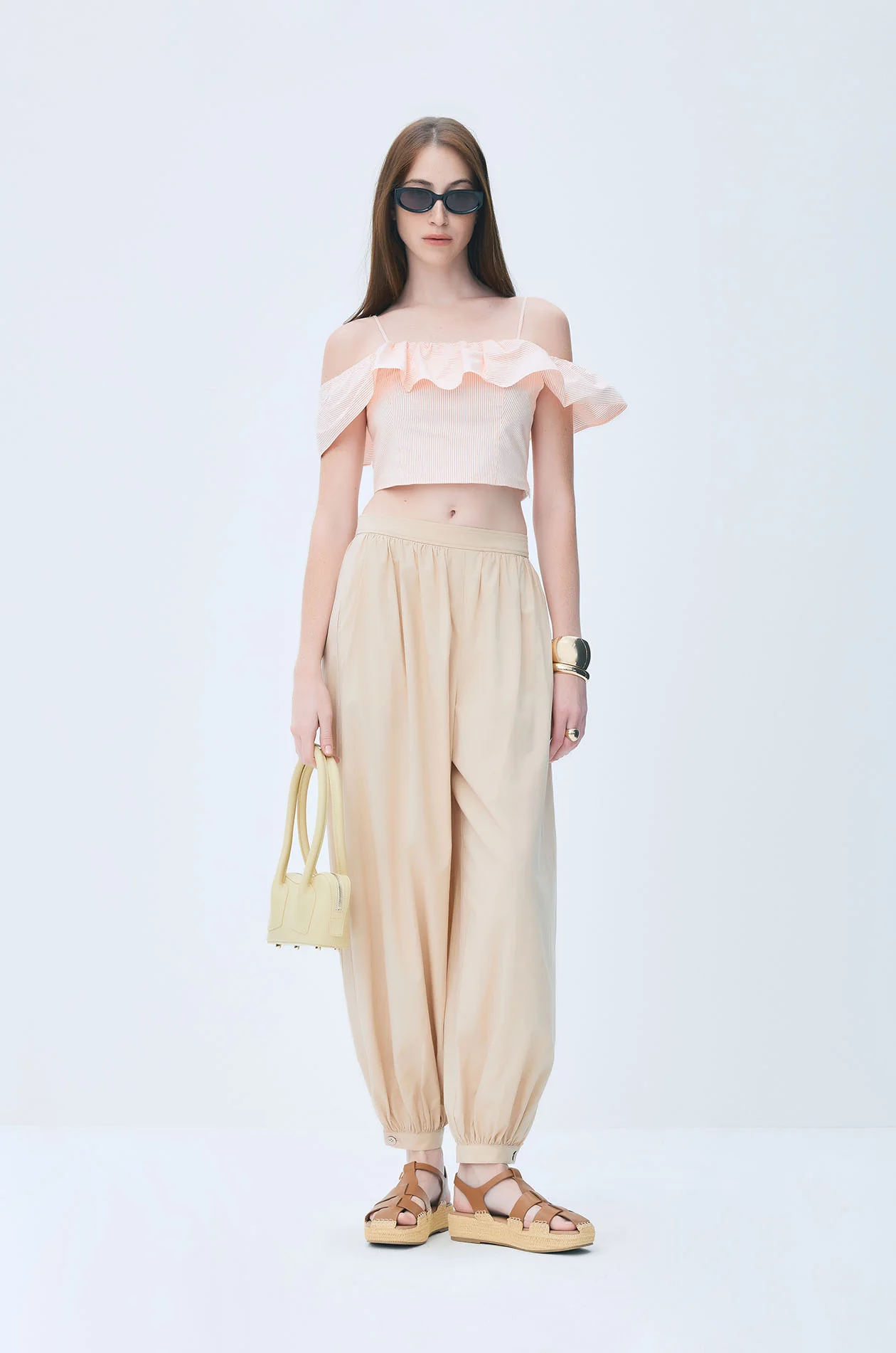 Balloon Pants with Rope Belt