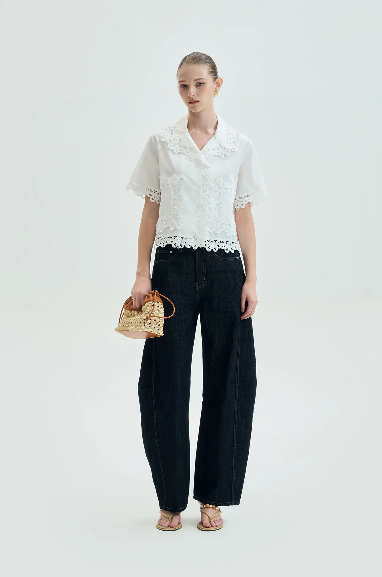 Reticella Lace Shirt