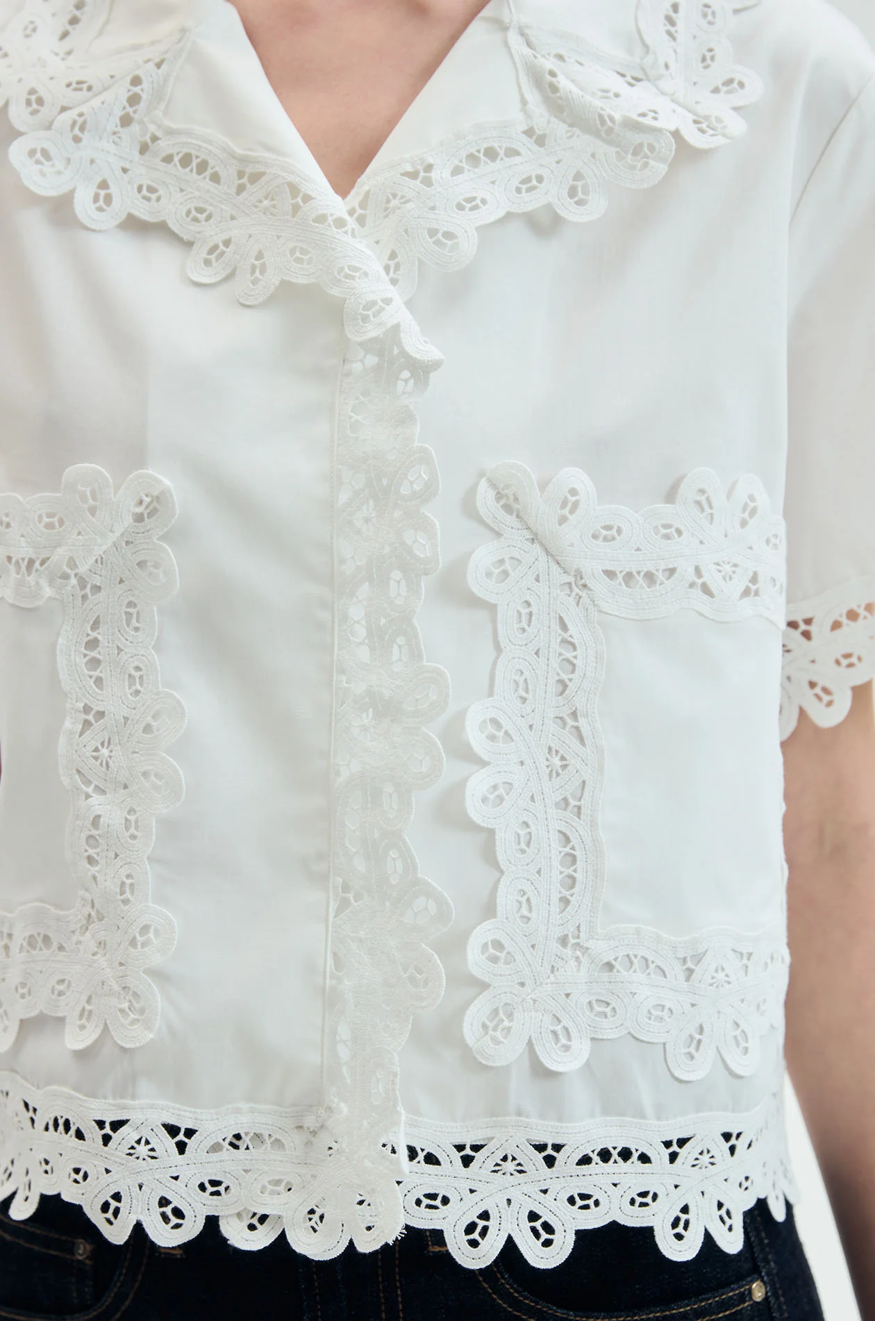 Reticella Lace Shirt - Image 3