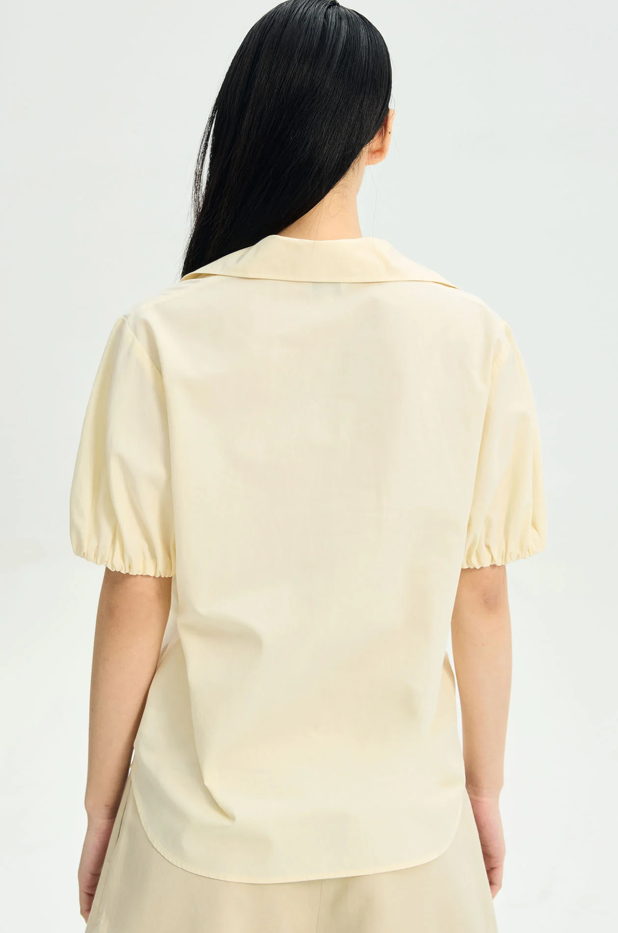 Front-Tie Lyocell-Linen Shirt - Image 5