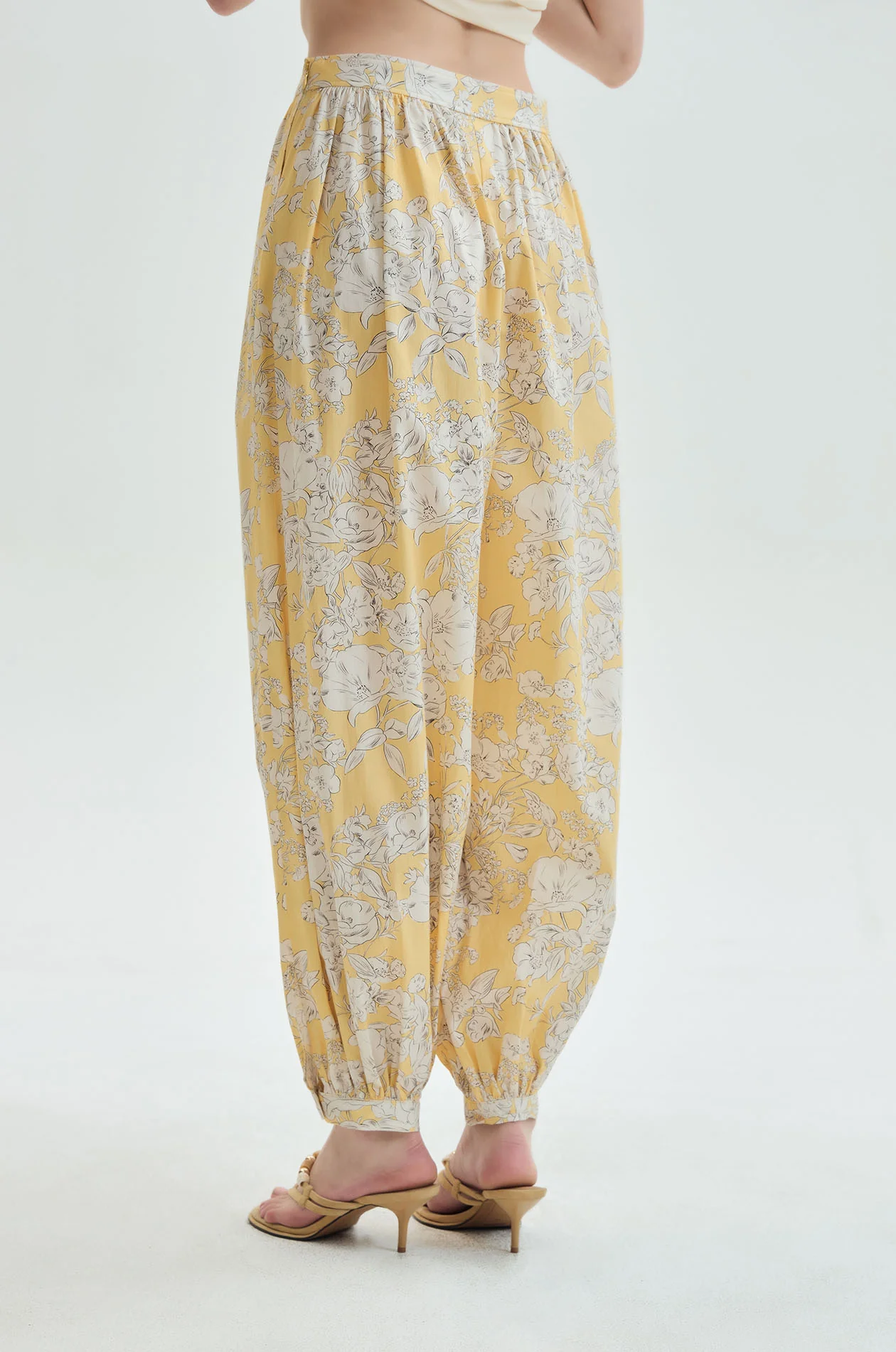 Floral Print Balloon Pants - Image 5