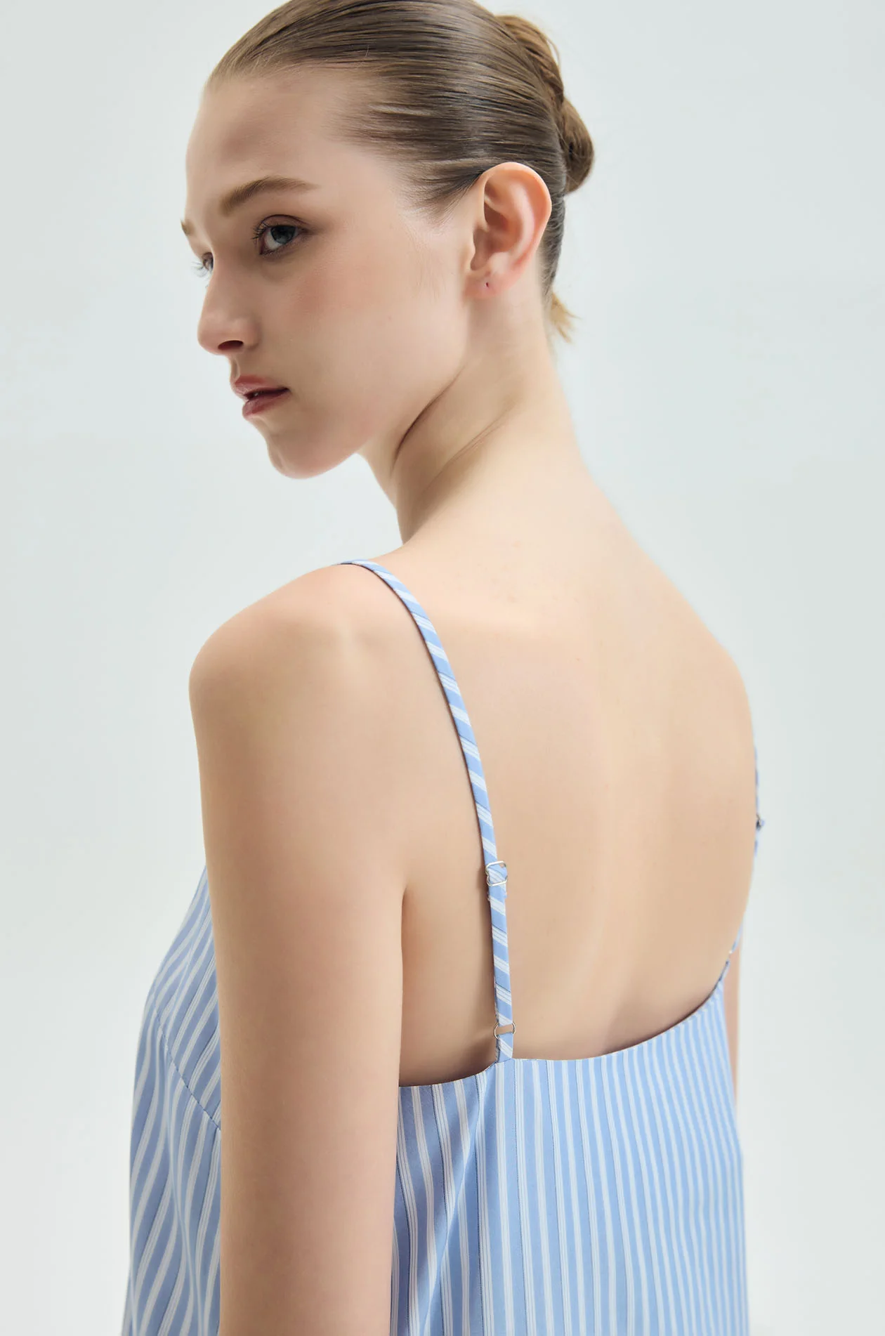 Striped Lace-Trim Tunic Top - Image 3