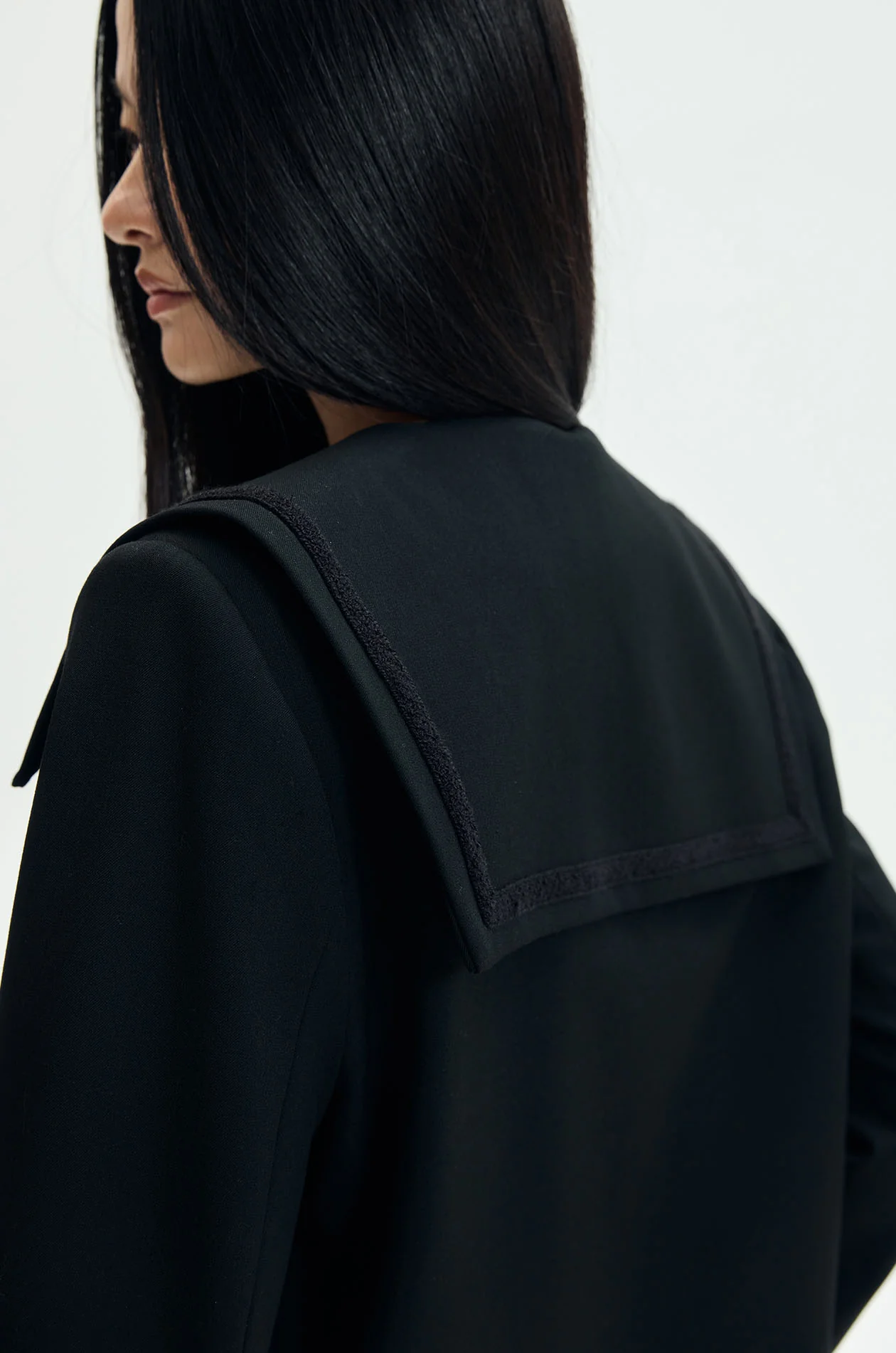 Crepe Twill Boxy Lady Jacket - Image 5