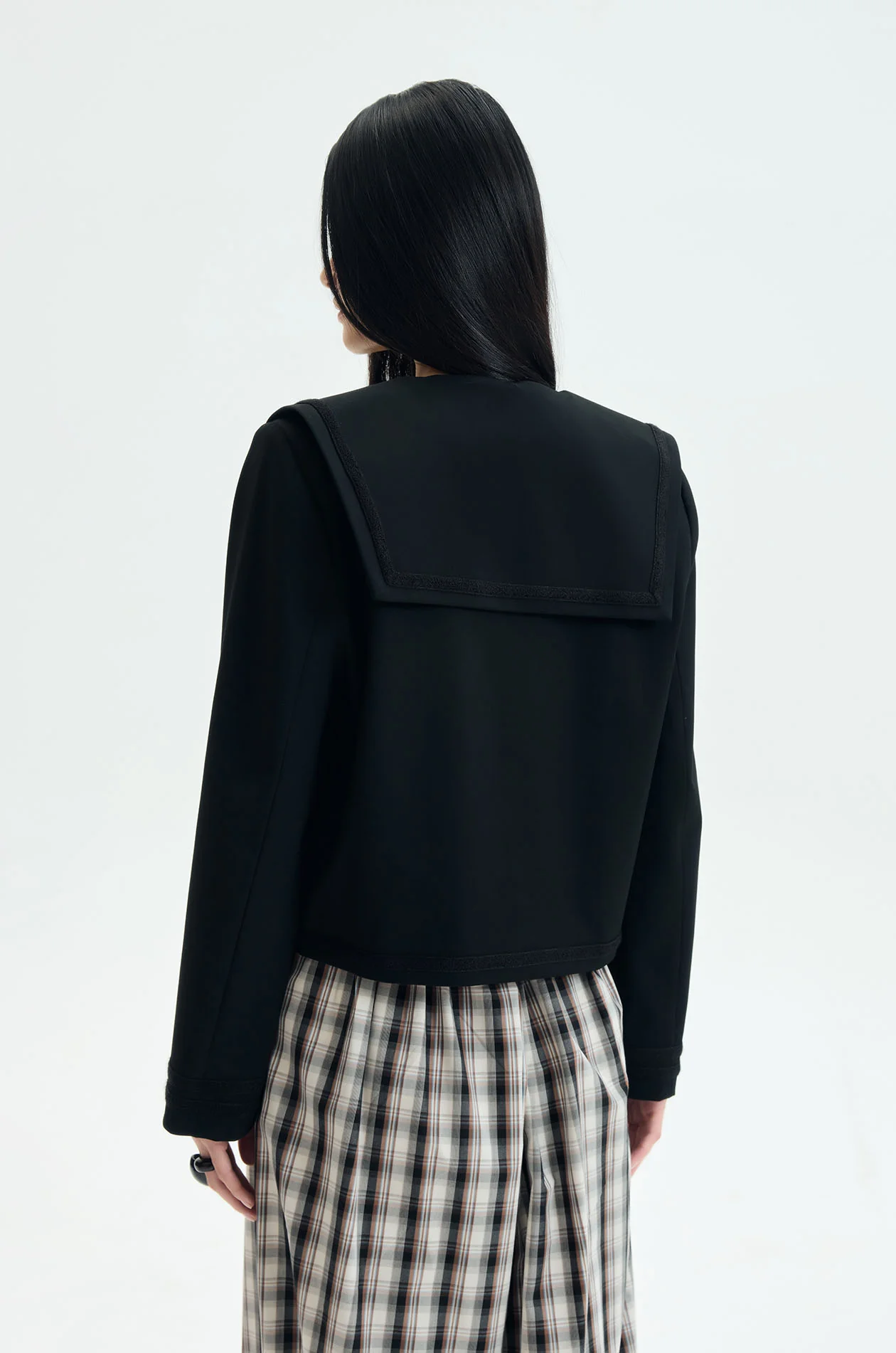 Crepe Twill Boxy Lady Jacket - Image 6